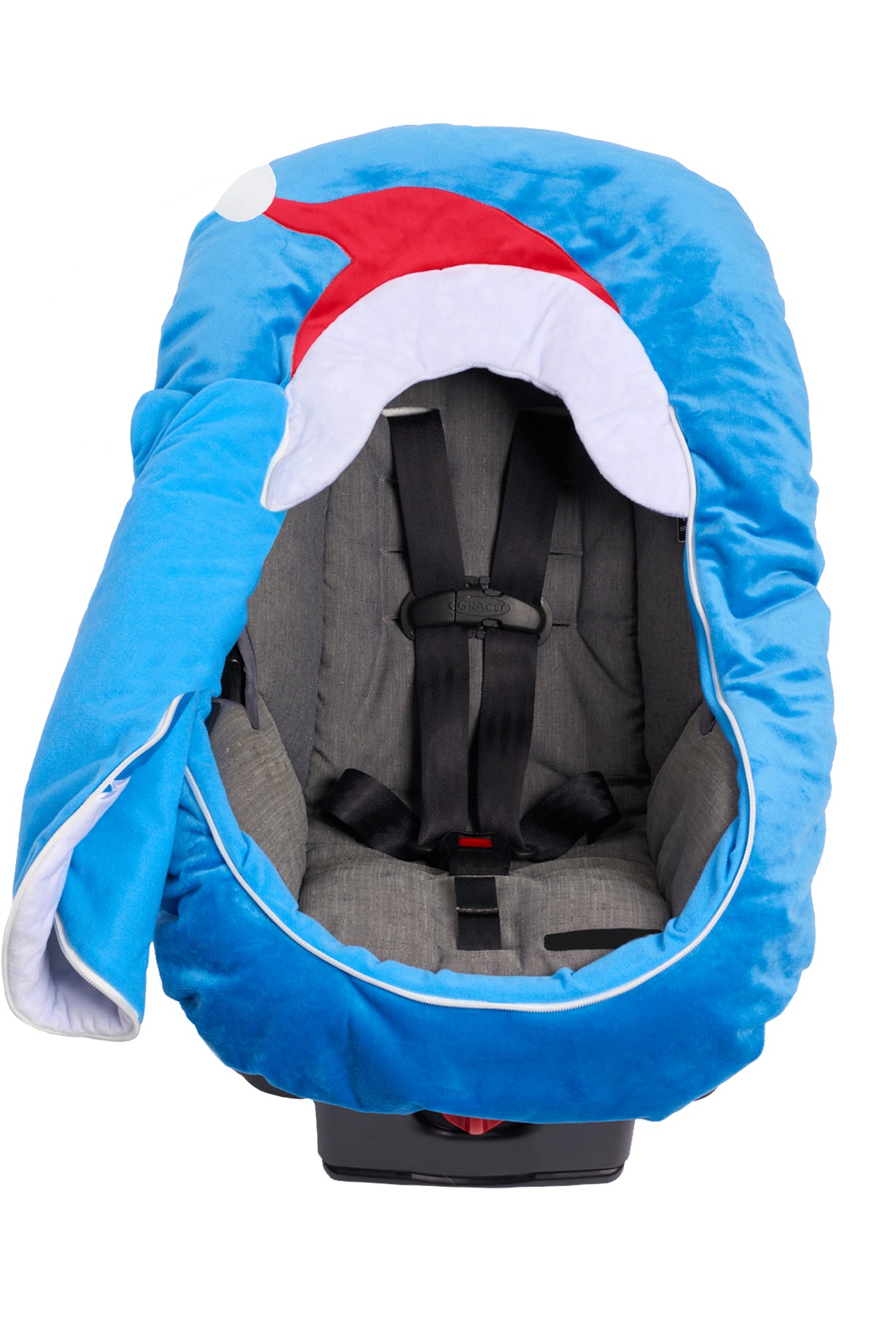 Car Seat Cuties Santa: Infant Car Seat Cover