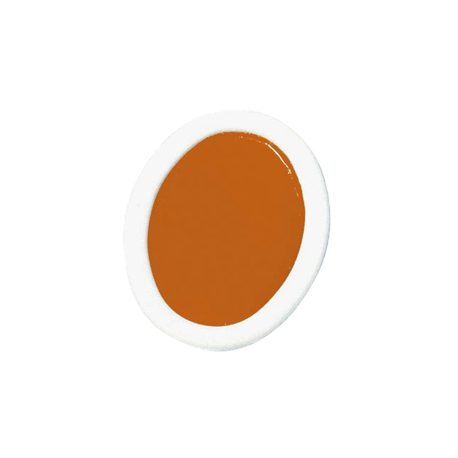 Prang Watercolor Paint Refill, Plastic Oval Pan, Orange, Pack Of 12