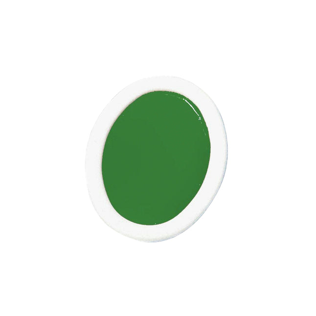 Prang Semi-Moist Watercolor Paint Refills, Green, 12 Pans