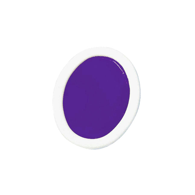 Prang Watercolor Paint Refill, Plastic Oval Pans, Violet, Pack Of 12