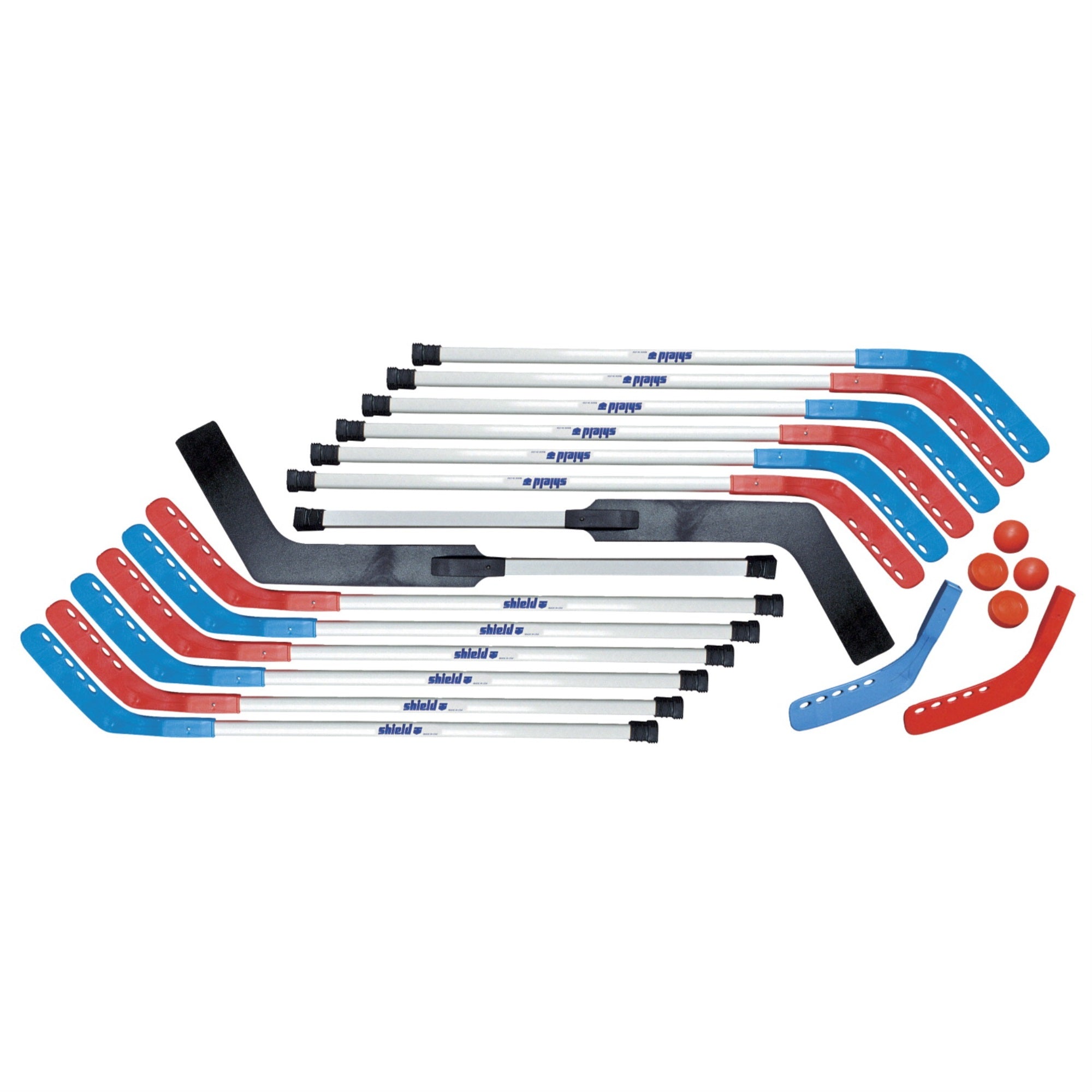 Shield Deluxe Outdoor Replacement Floor Hockey Stick,  42 Inches, Black