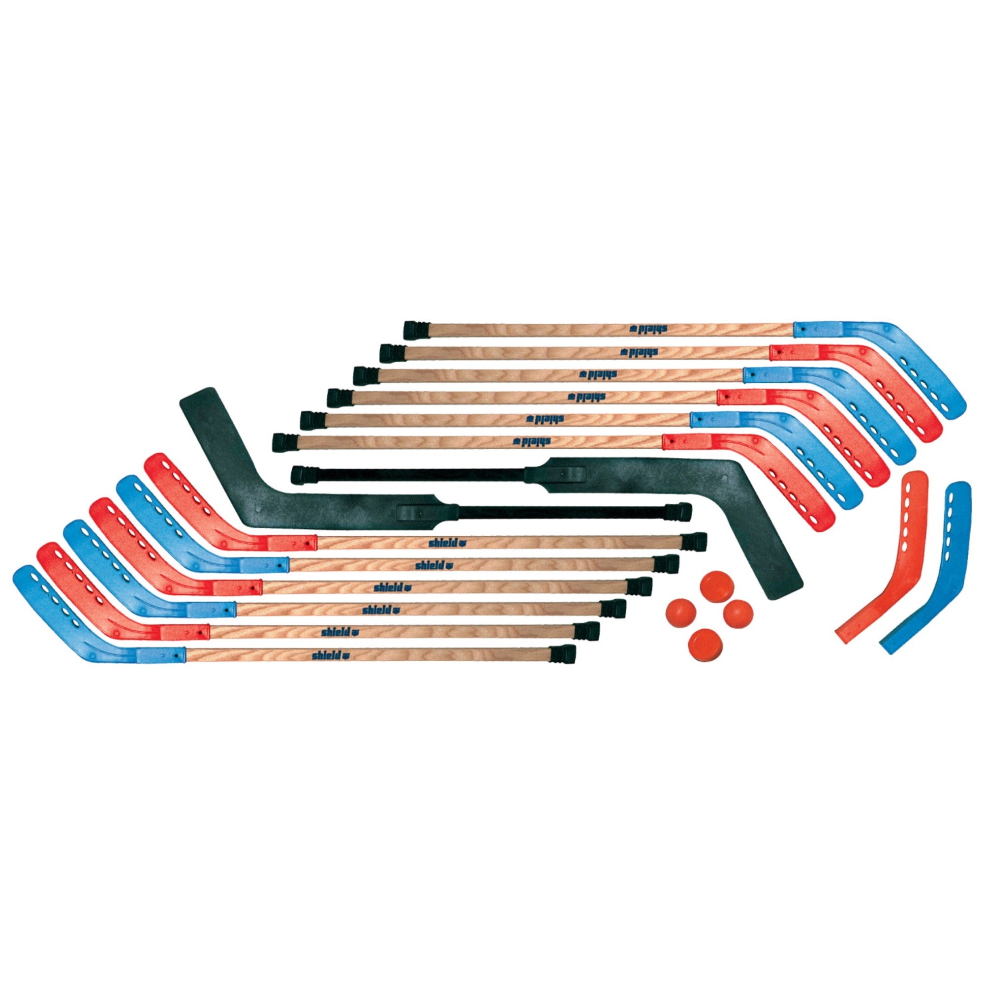 Shield  Middle School Indoor Replacement Floor Hockey Stick, 42 Inches,  Red