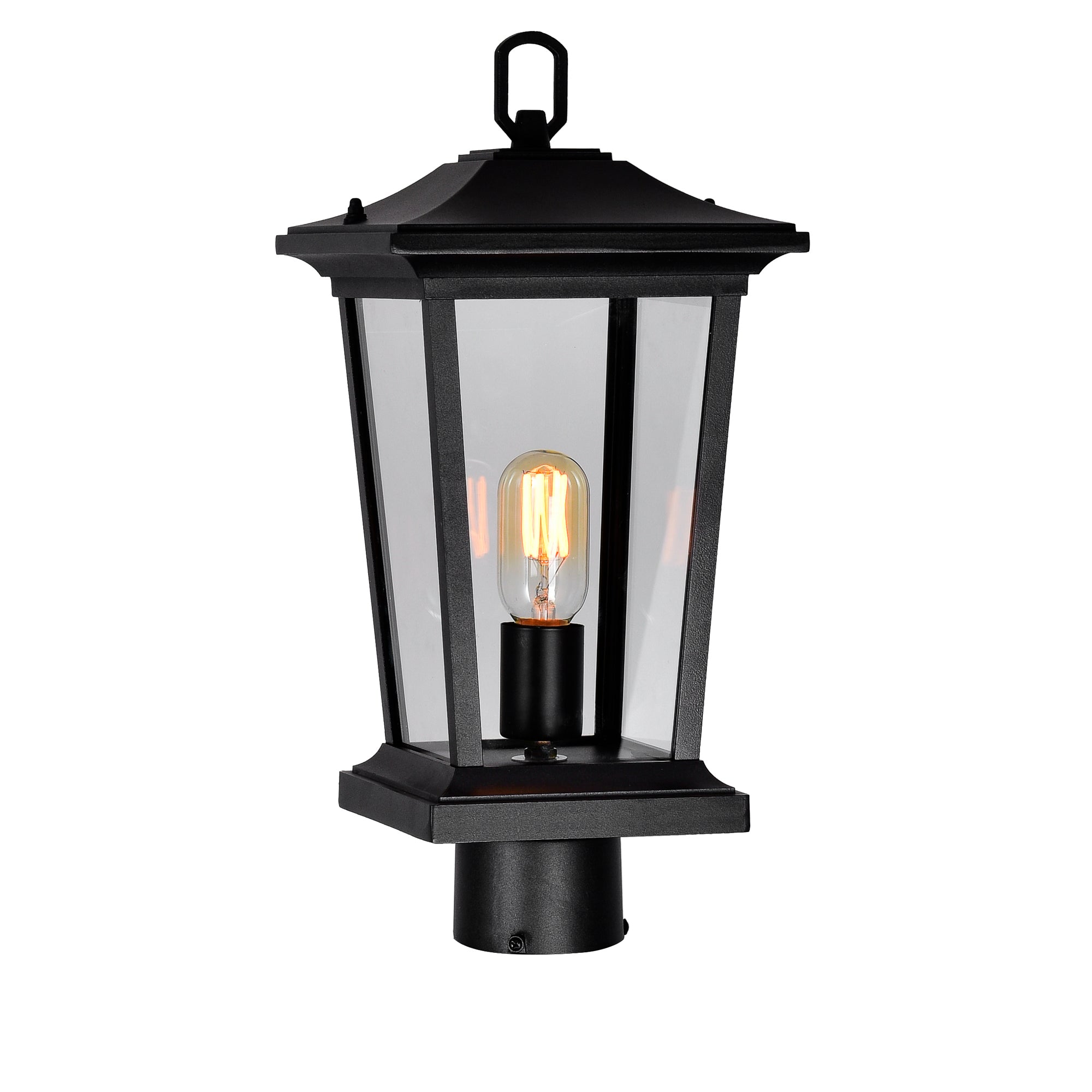 Leawood 1 Light Black Outdoor Lantern Head