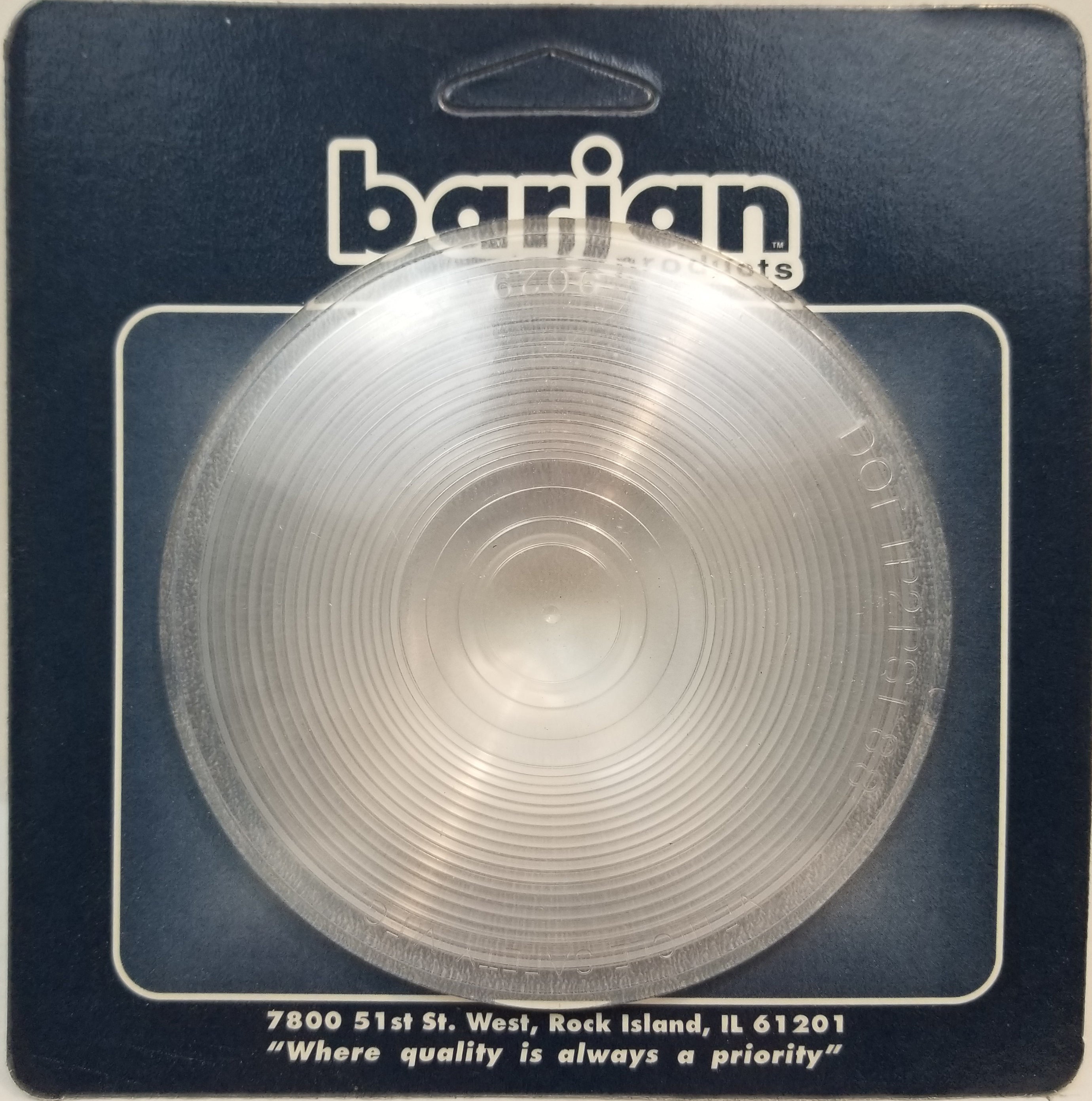 LENS - CLEAR 4-1/4″ ROUND CDED