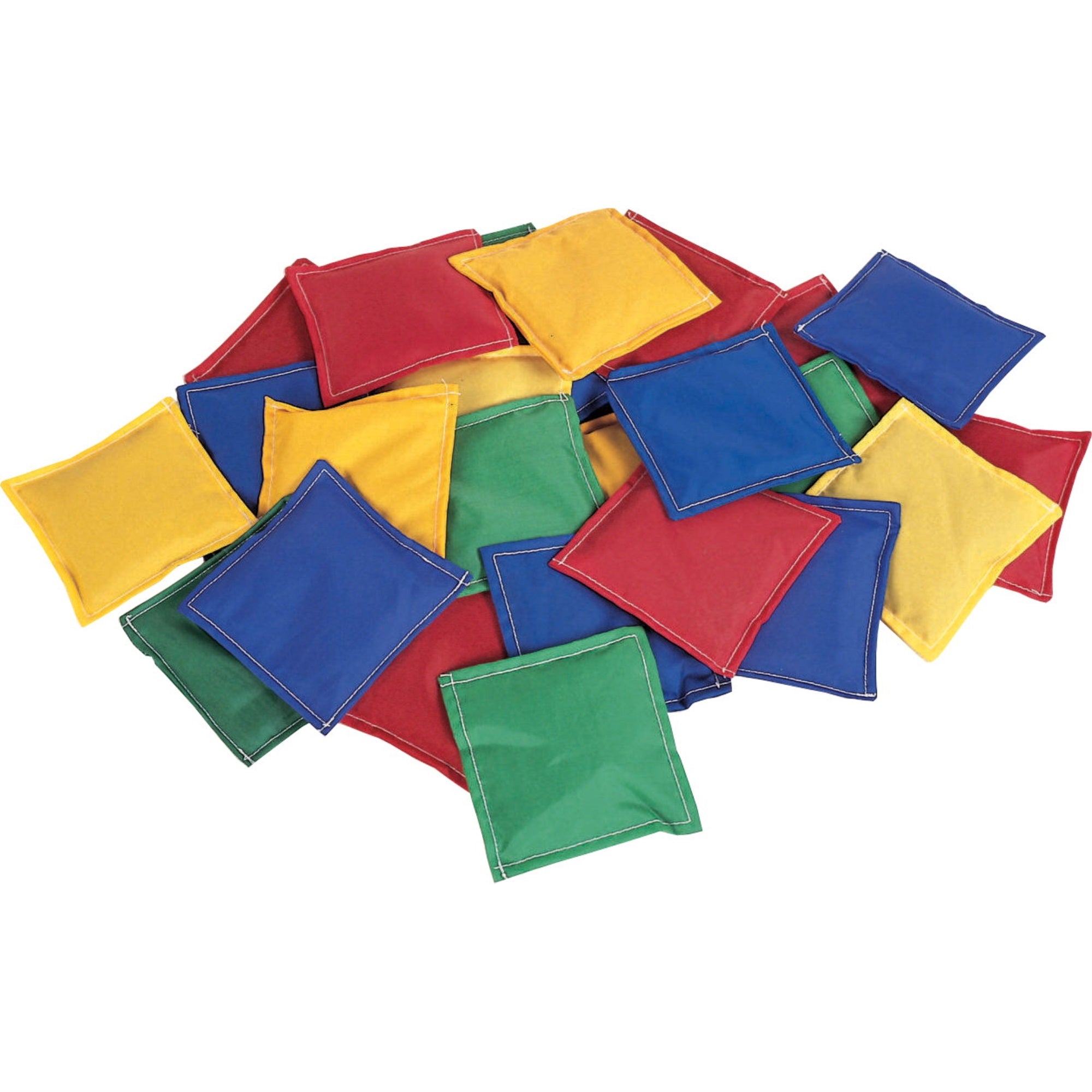 Martin Manufacturers Heavy-Duty Cloth Bean Bags, 5 X 5 Inches, Pack Of 12