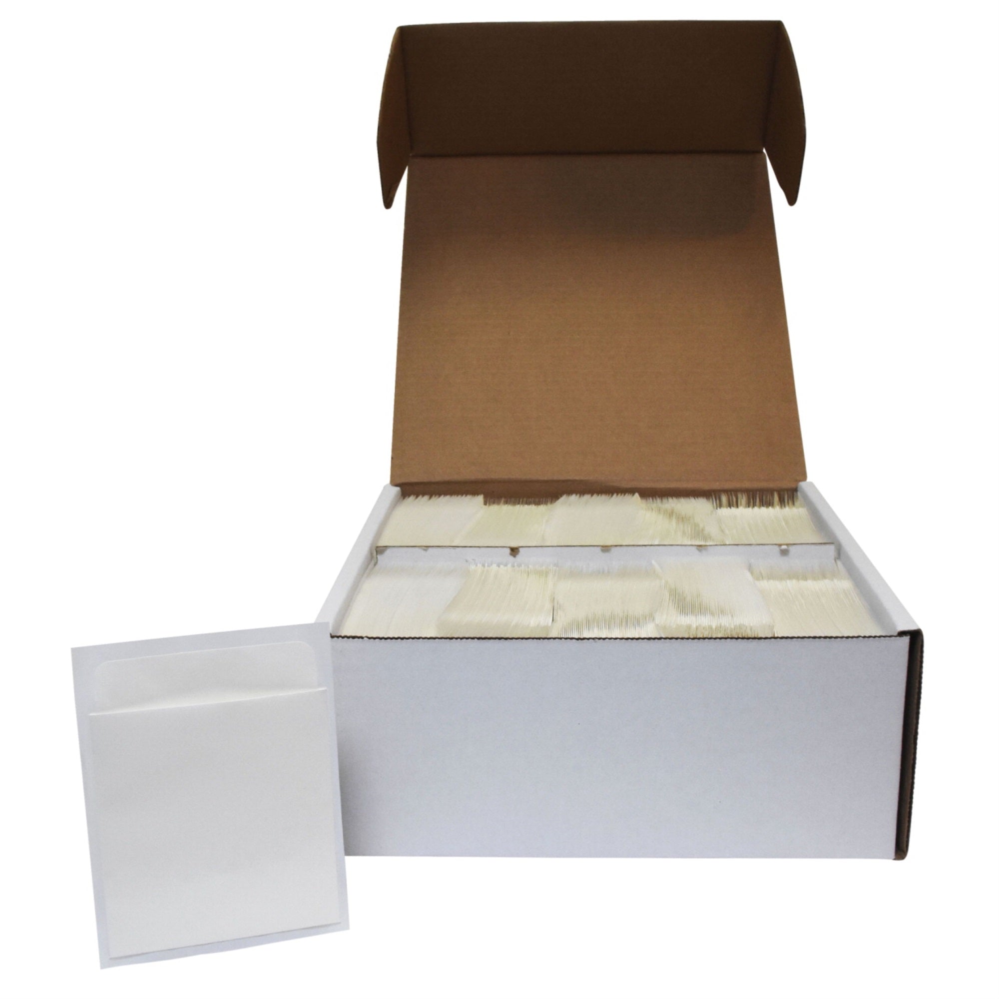 School Smart Standard Back Peel And Press Book Pocket, 3-1/2 X 4-1/2 Inches, Manila, Pack Of 500