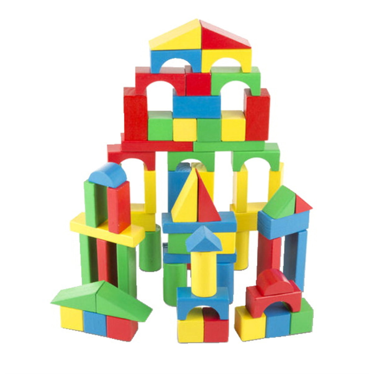 Melissa &Amp; Doug Wood Block Set, 100 Pieces