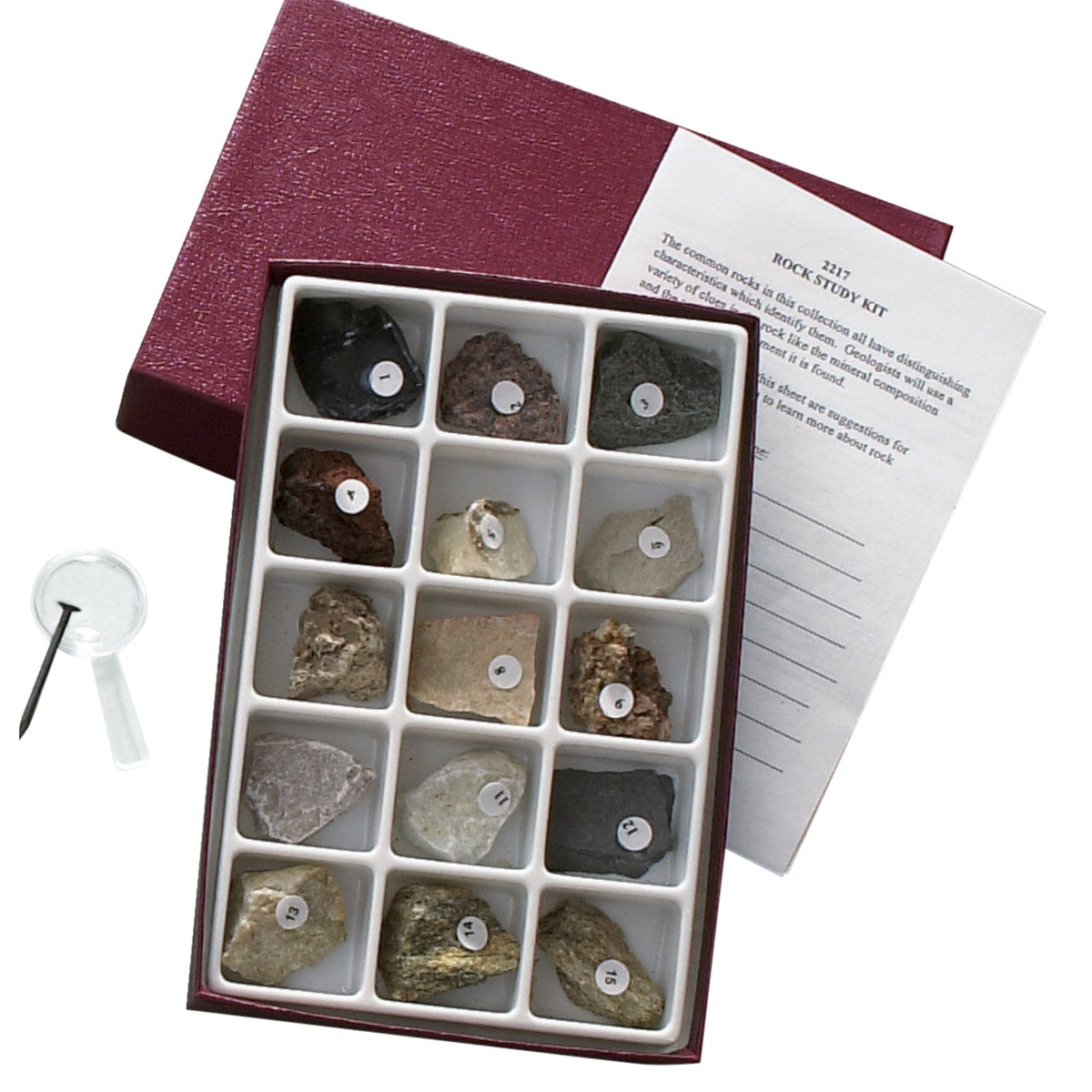 Rock Study Kit, Set Of 15
