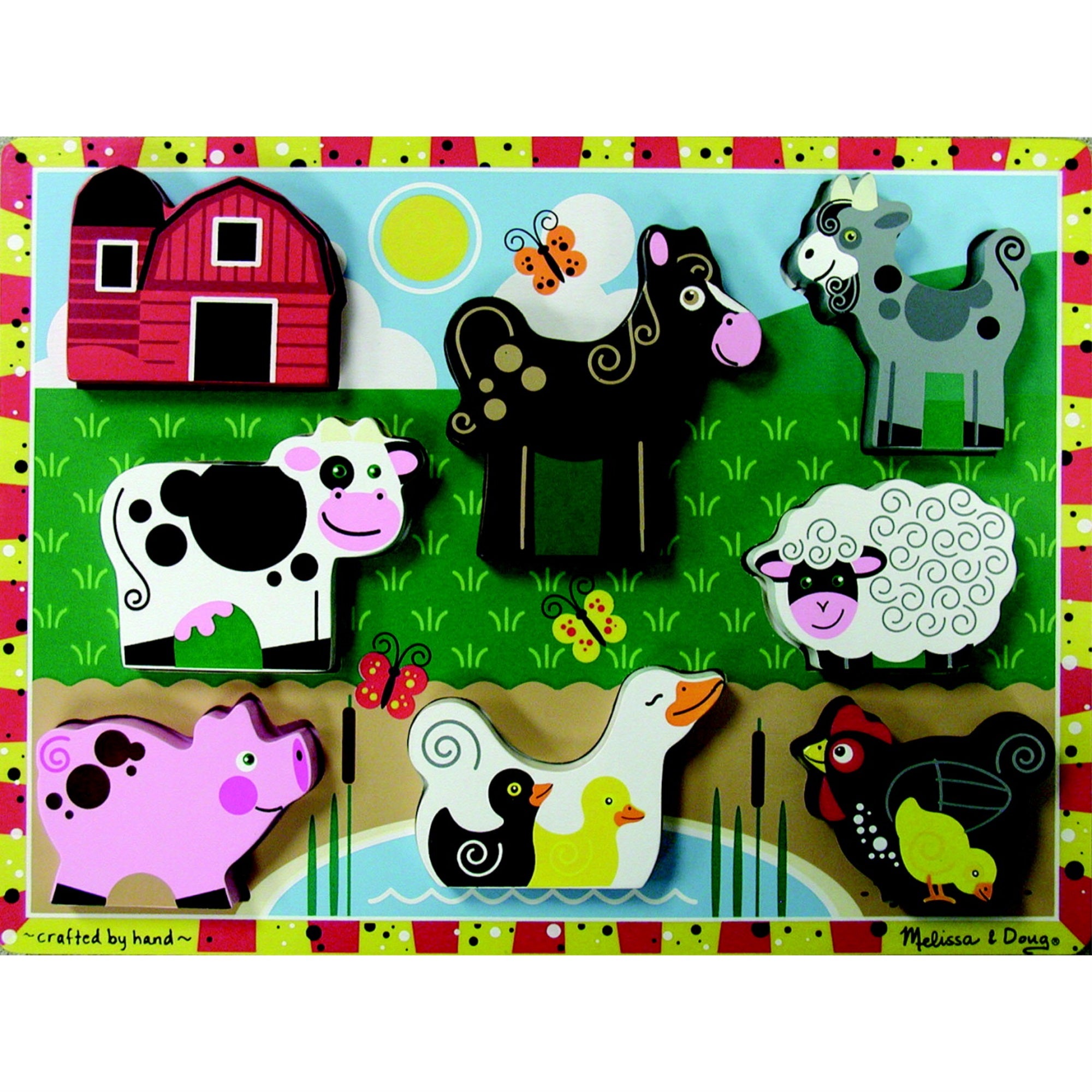 Melissa &Amp; Doug Farm Chunky Puzzle