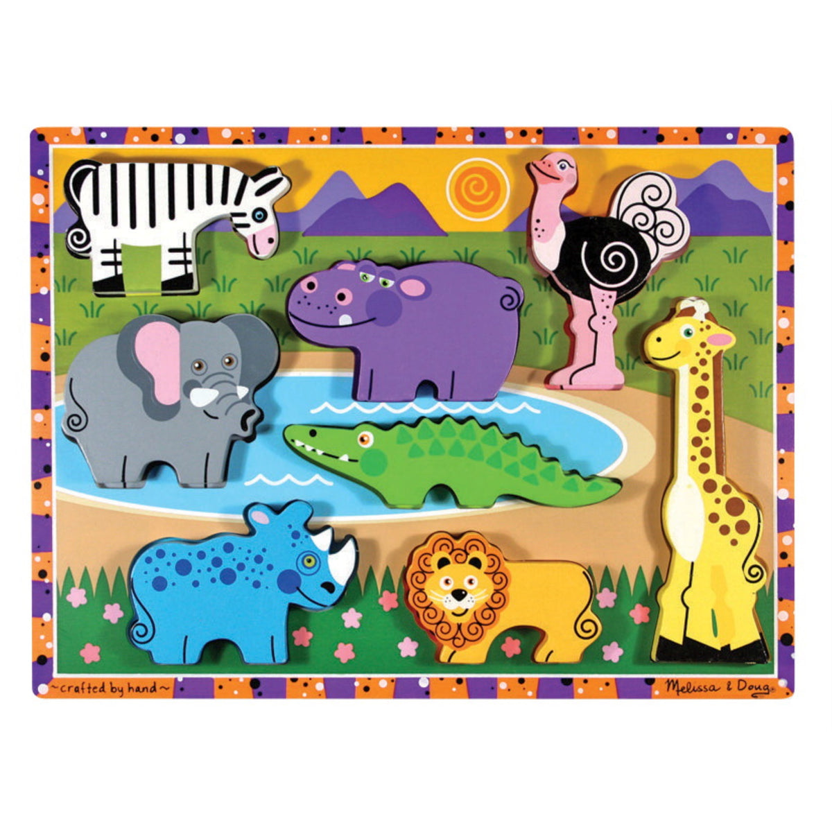 Melissa &Amp; Doug Safari Chunky Puzzle
