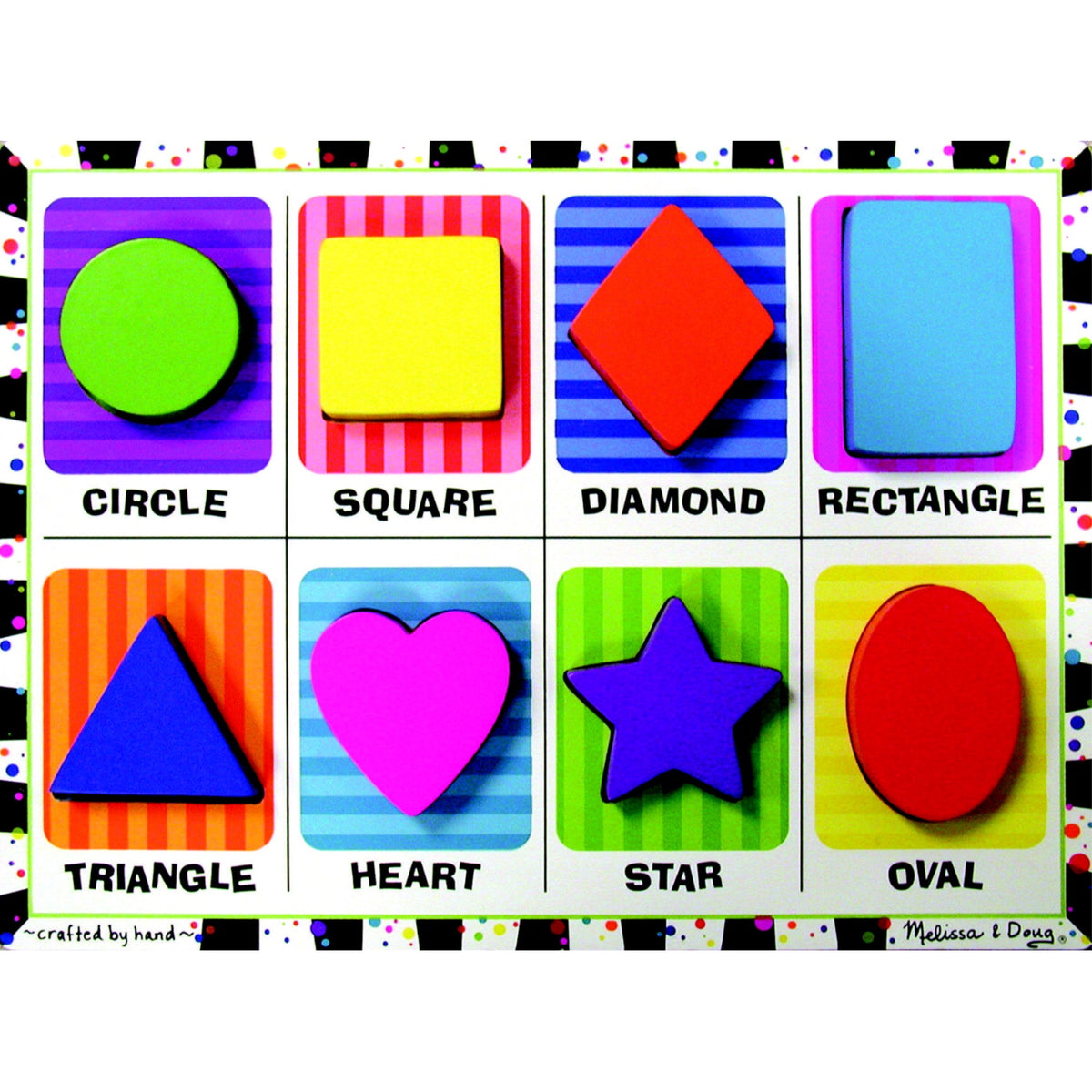Melissa &Amp; Doug Shapes Chunky Puzzle