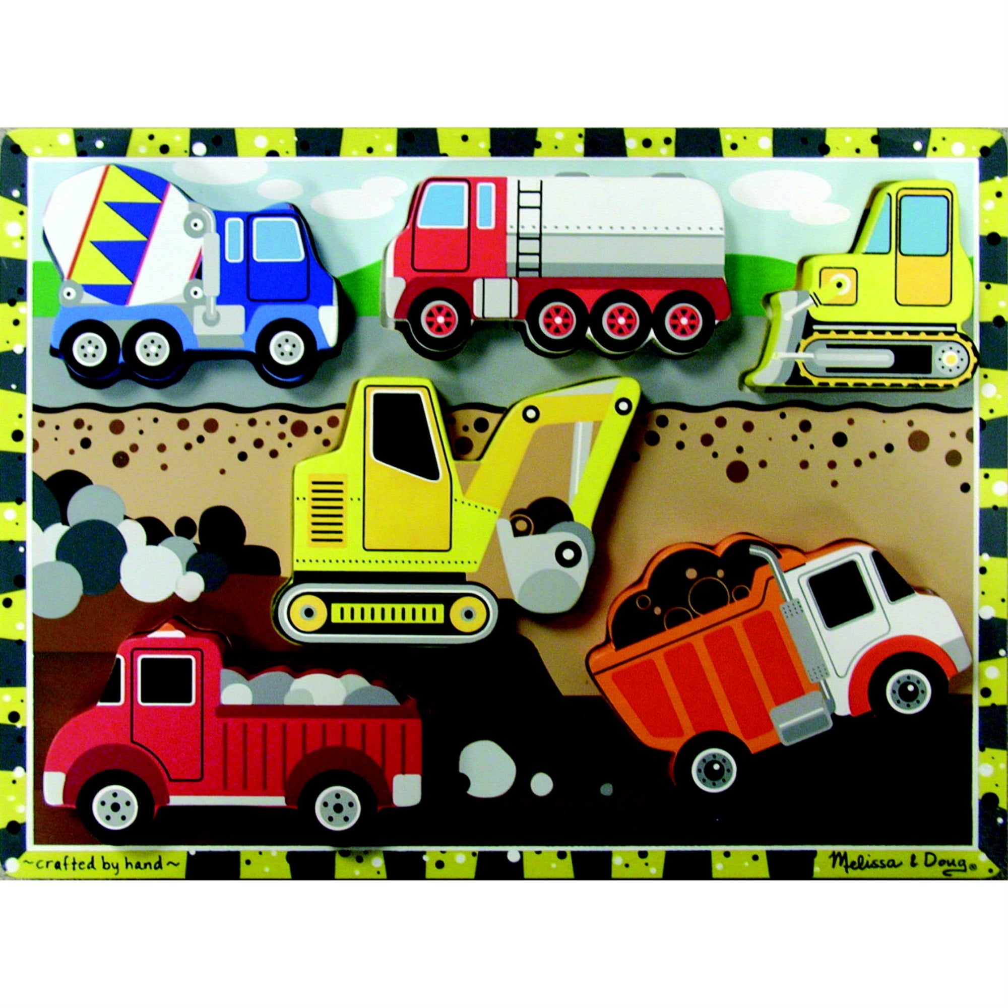 Melissa &Amp; Doug Construction Chunky Puzzle