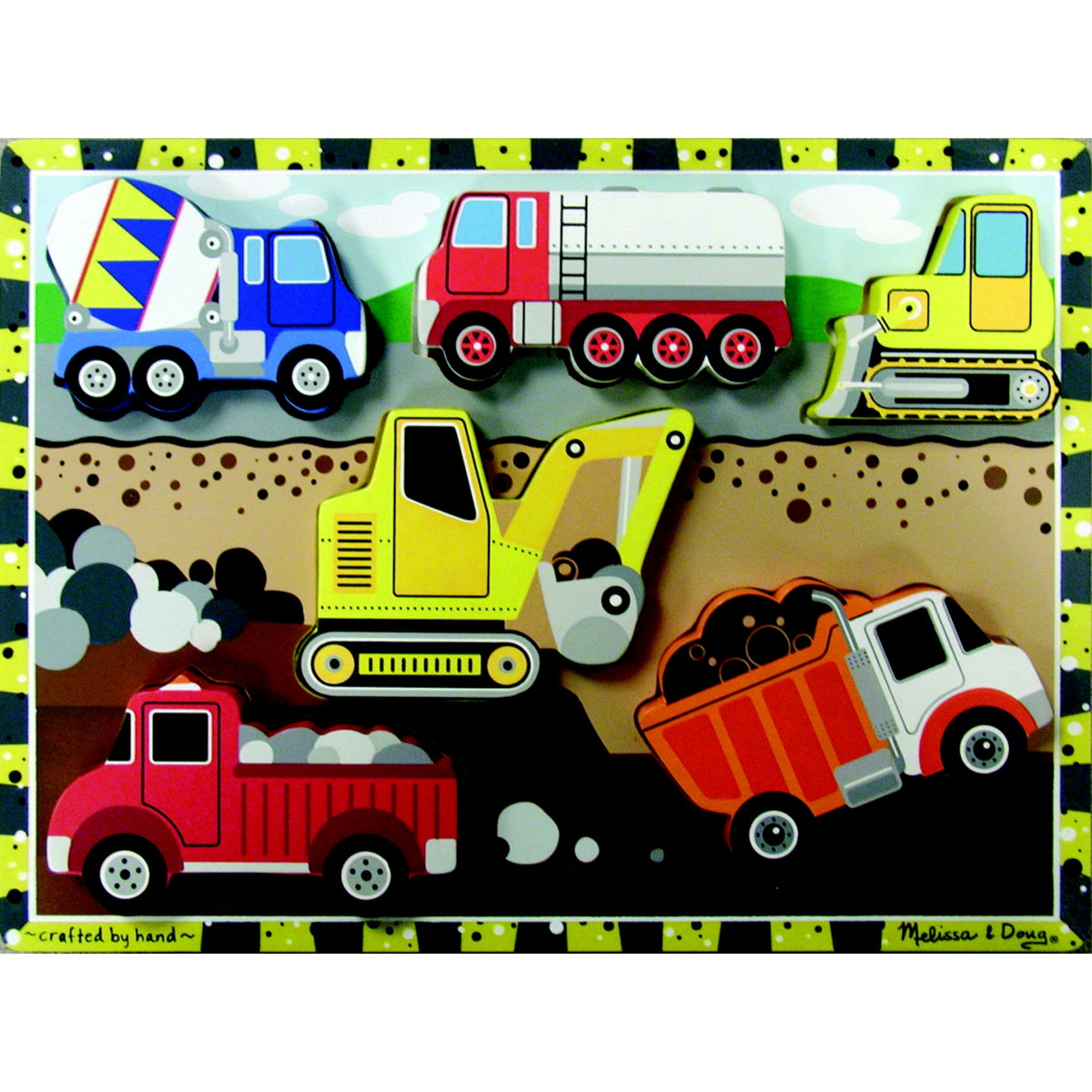 Melissa &Amp; Doug Construction Chunky Puzzle