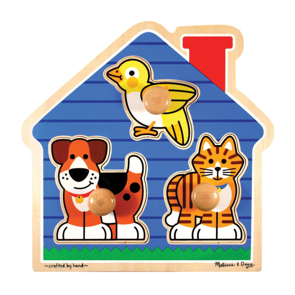 Melissa &Amp; Doug Pets Jumbo Knob Puzzle