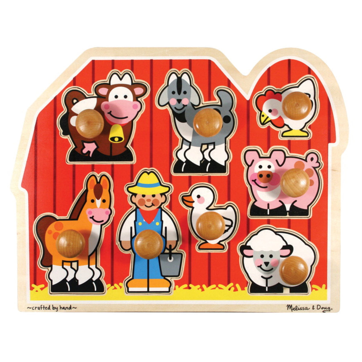 Melissa &Amp; Doug Farm Jumbo Knob Puzzle