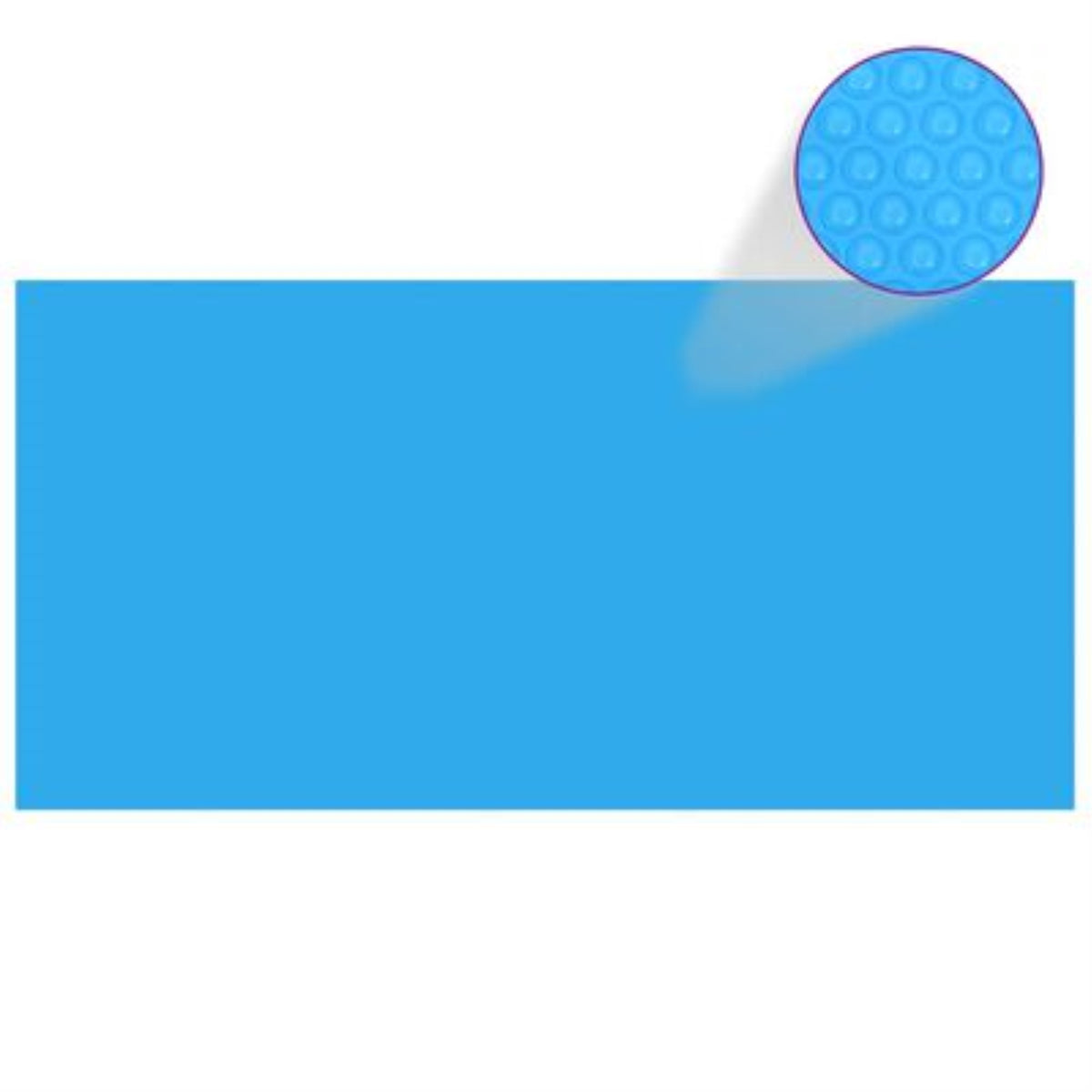 Vidaxl Pool Cover Blue 236.2'X118.1' Pe