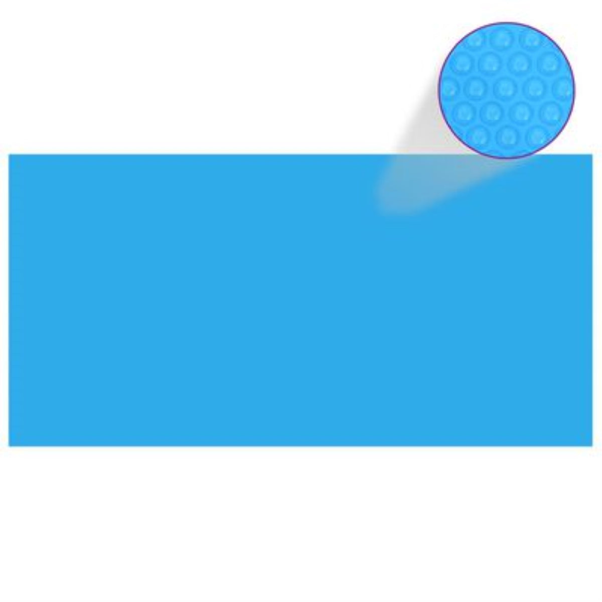 Vidaxl Pool Cover Blue 383.9'X192.1' Pe
