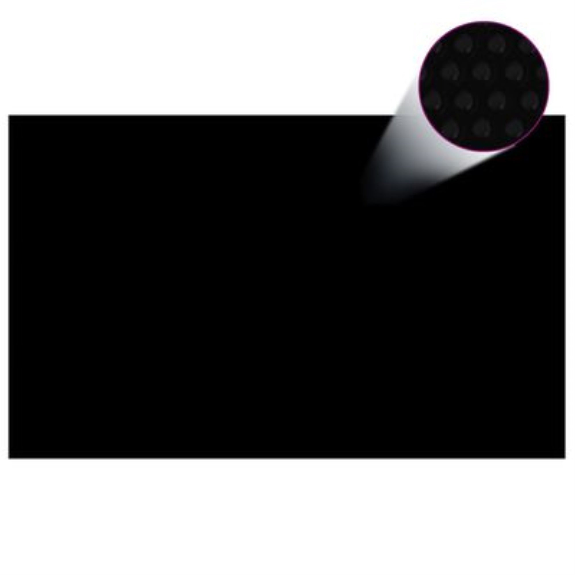 Vidaxl Pool Cover Black 102.4'X63' Pe