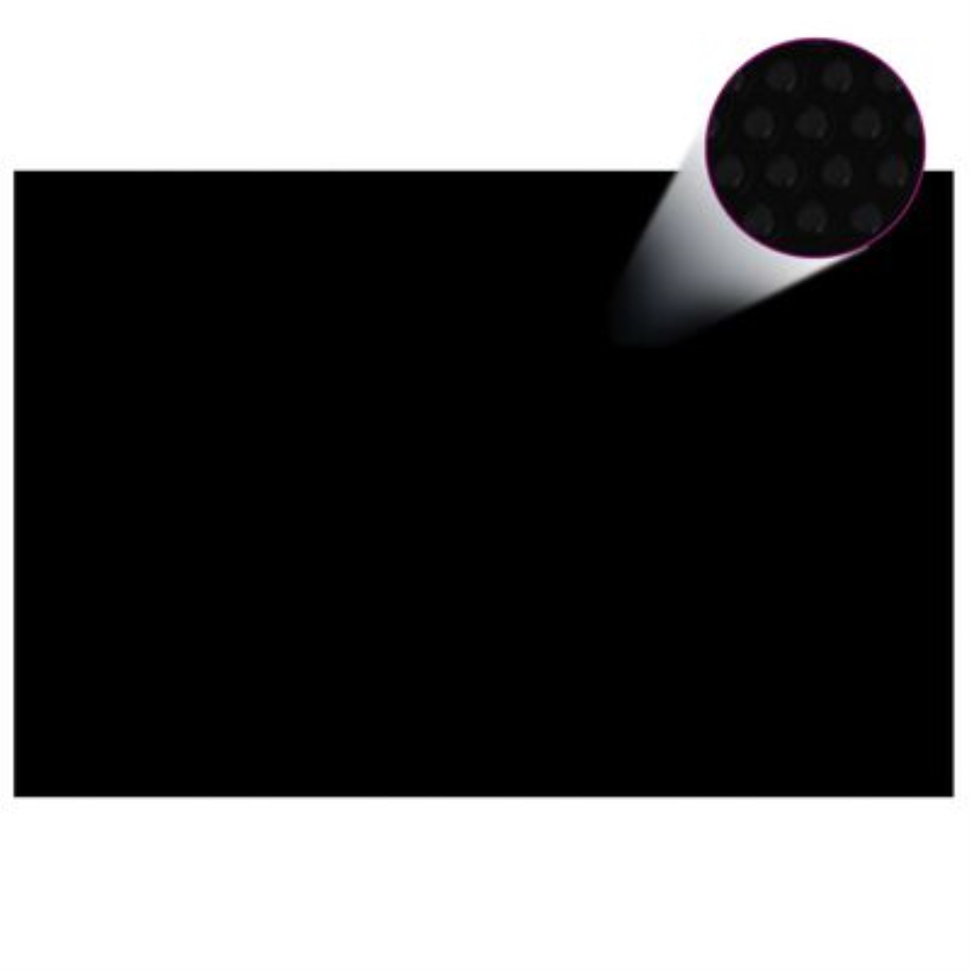 Vidaxl Pool Cover Black 118.1'X78.7' Pe