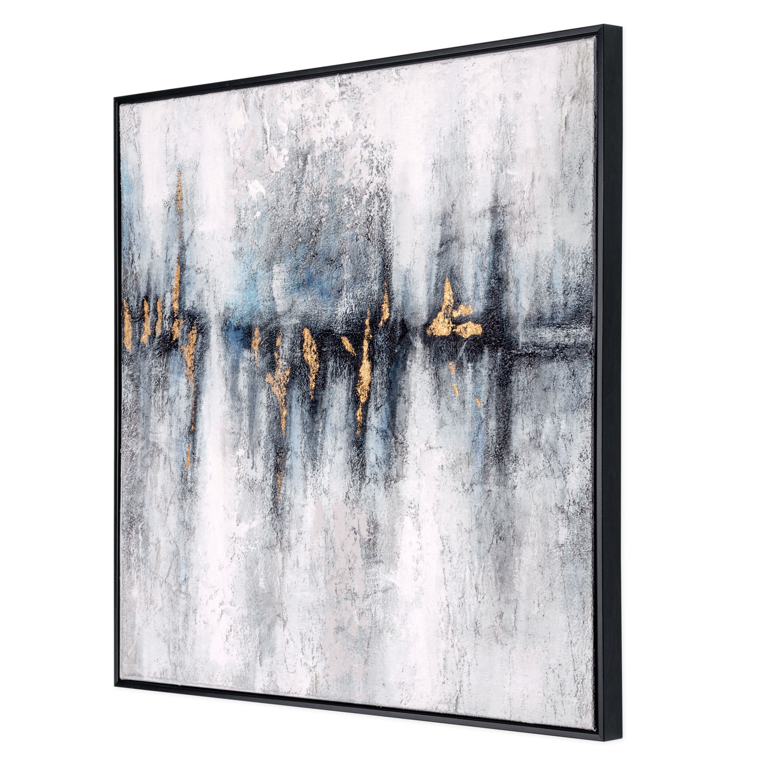 Cobalt Haze, Hand Painted Canvas