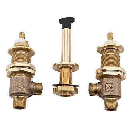 Pfister High Flow Rough-In Only, 1/2 Sweat Inlets X 1/2 Sweat Outlets, 1/2 Male Pipe Thread Adjustable Centers Unfinished