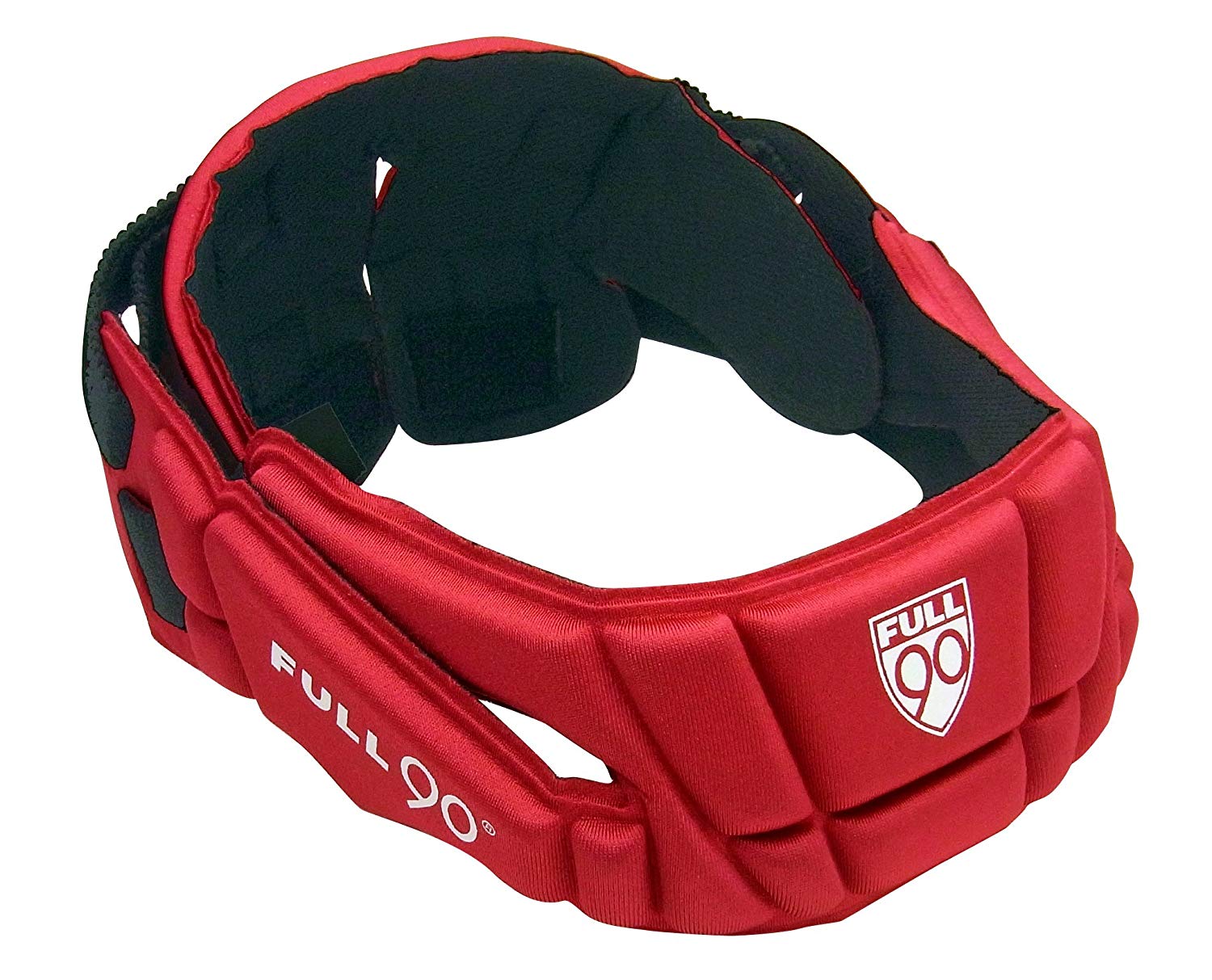 Full 90 Sports Premier Performance Soccer Headgear Case Pack of 12 - Red,Large