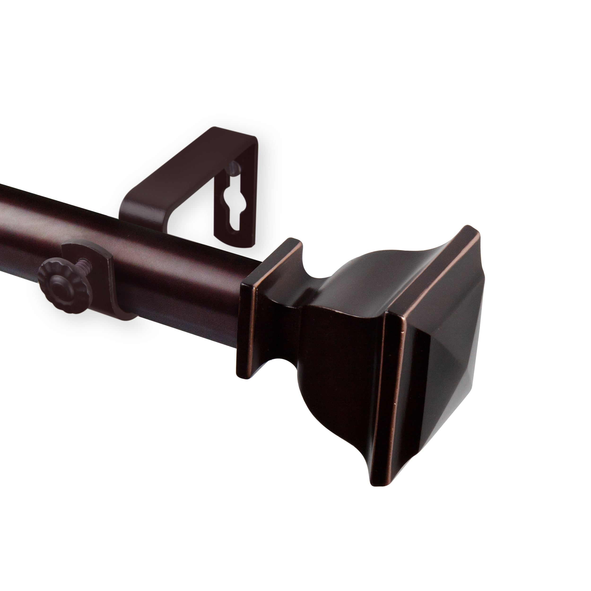 Osborne Curtain Rod 1 inch 120-170 inch - Bronze