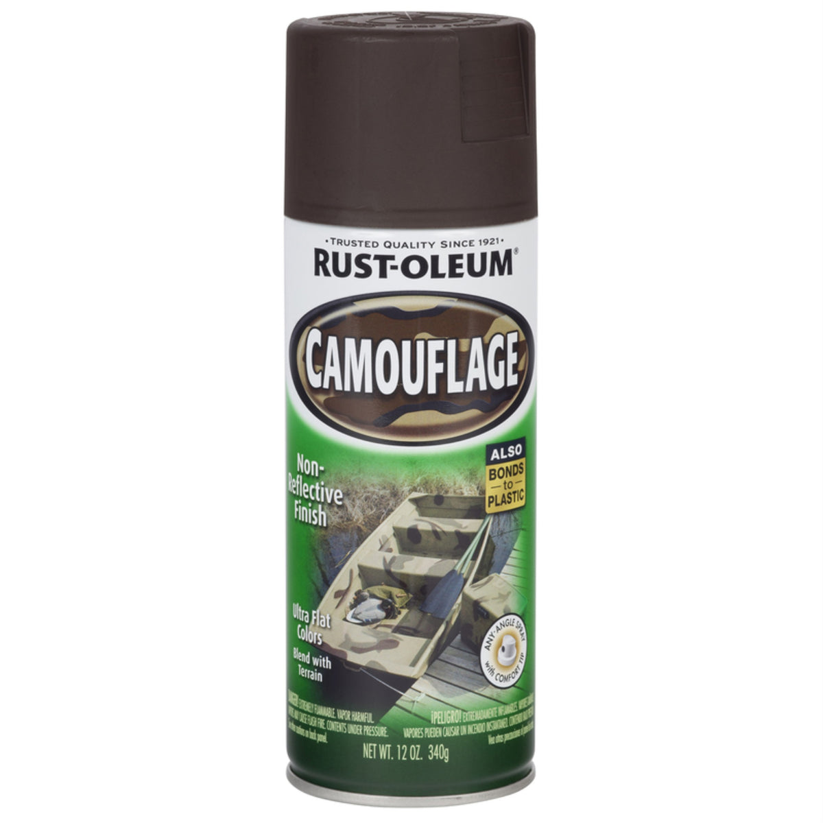 Spry Paint Brn Camo 12Oz (Pack Of 6)