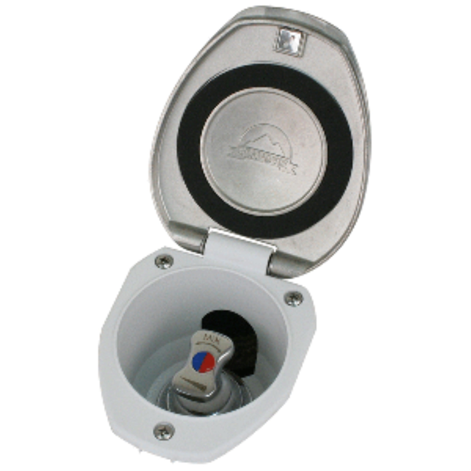 Scandvik Recessed Mixer Ss W/  White Cup