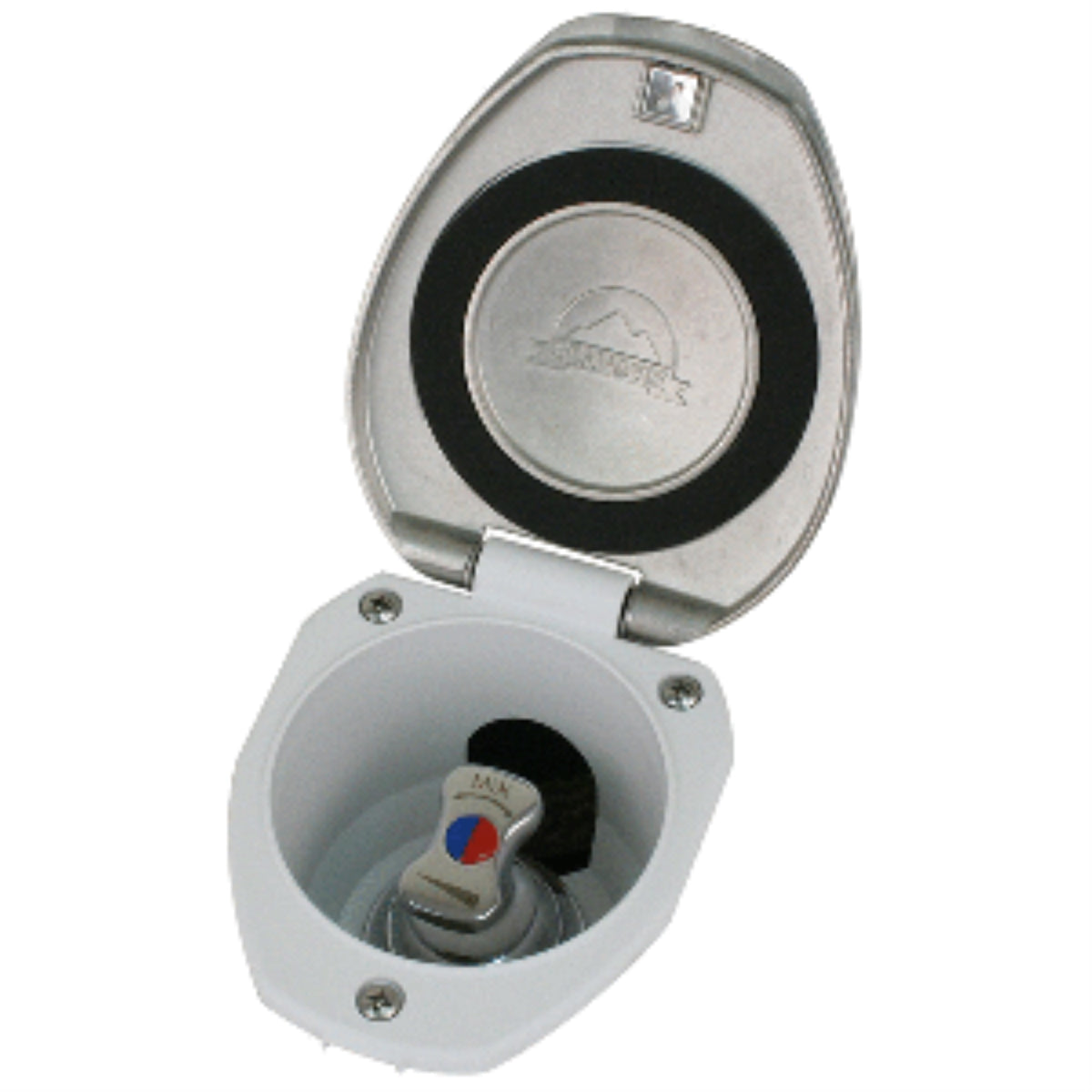 Scandvik Recessed Mixer Ss W/  White Cup