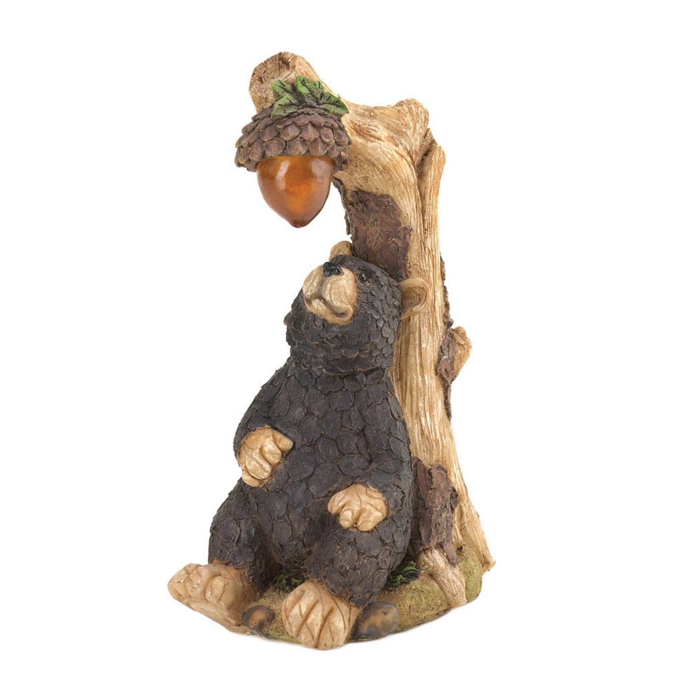 BLACK BEAR SOLAR STATUE