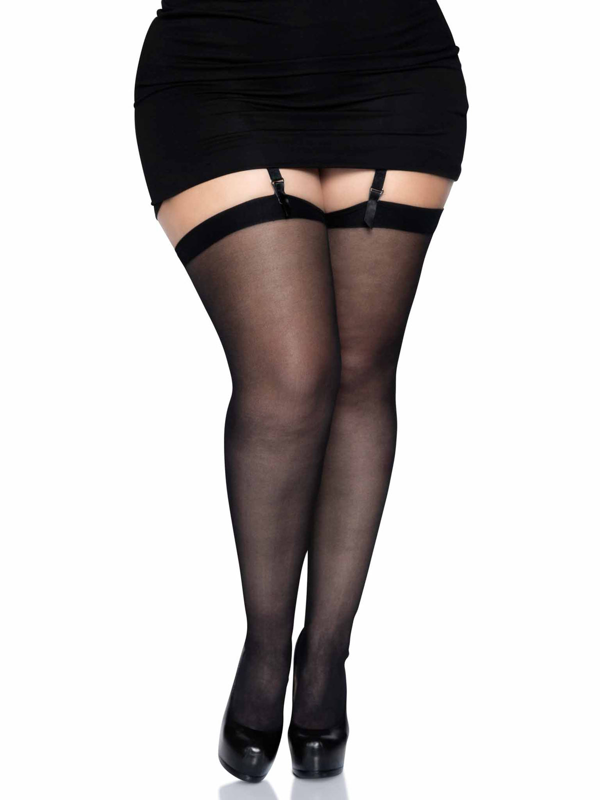 Plus Size Sheer Stocking Plus