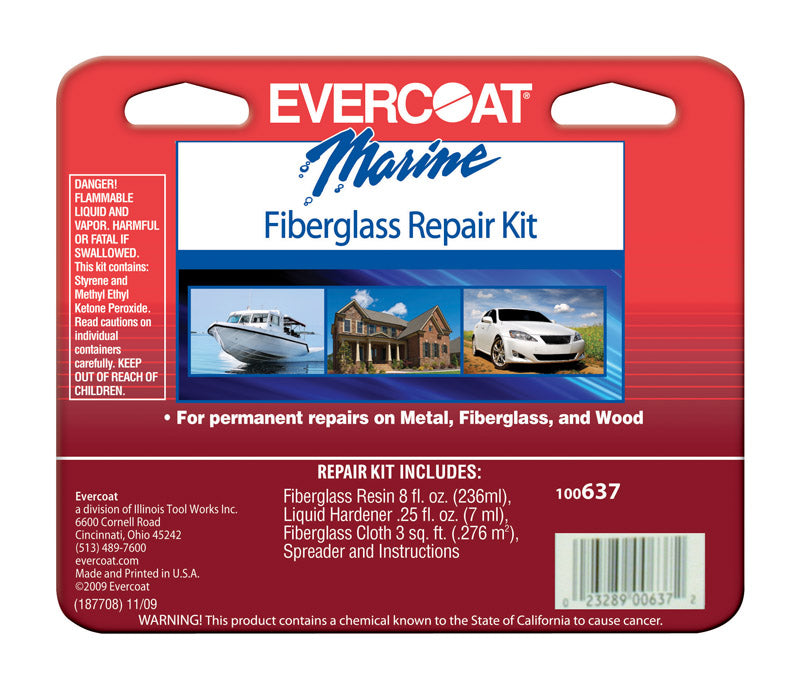 Fiberglass Repair Kit (Pack Of 1)