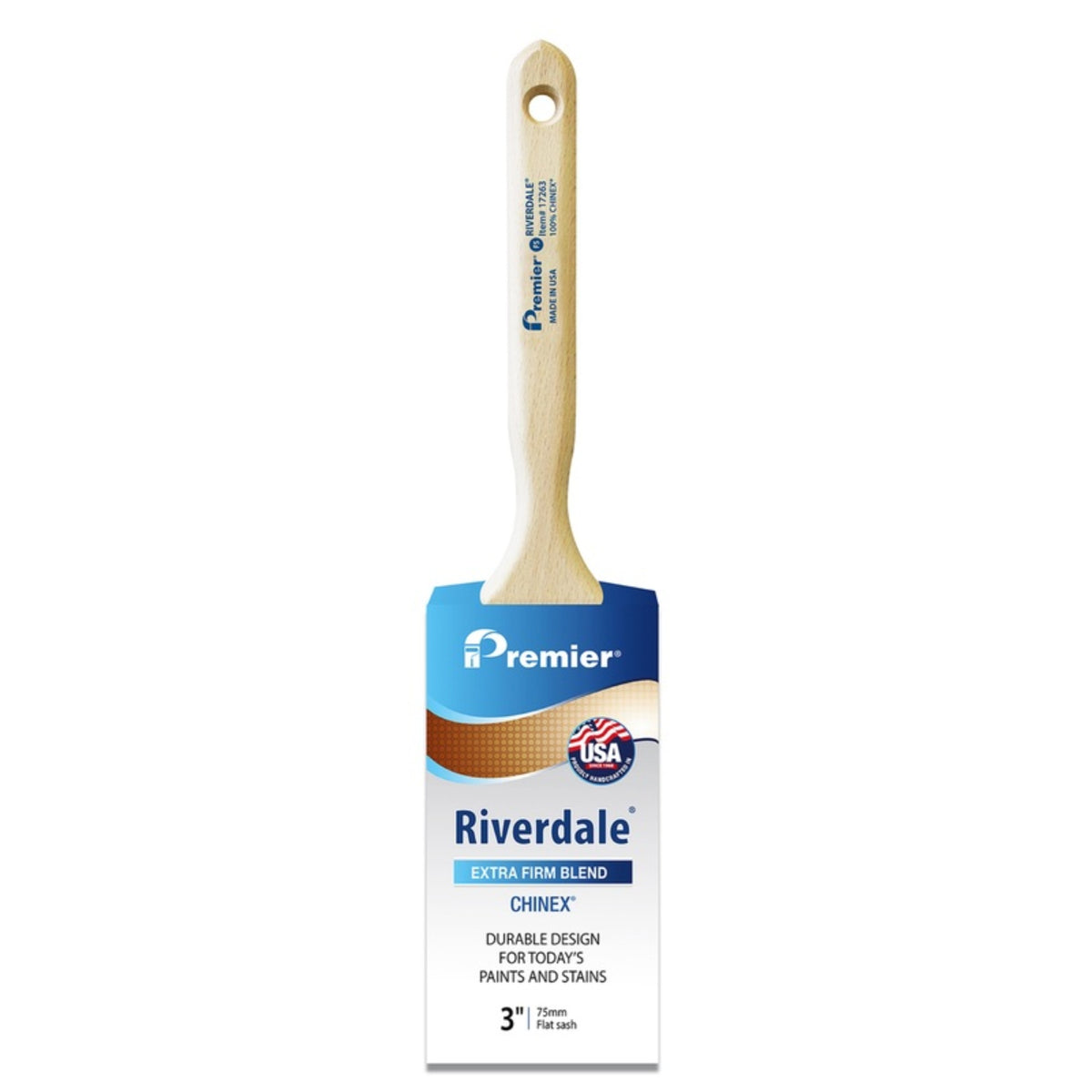 Brush 3 Flat Chinex (Pack Of 6)