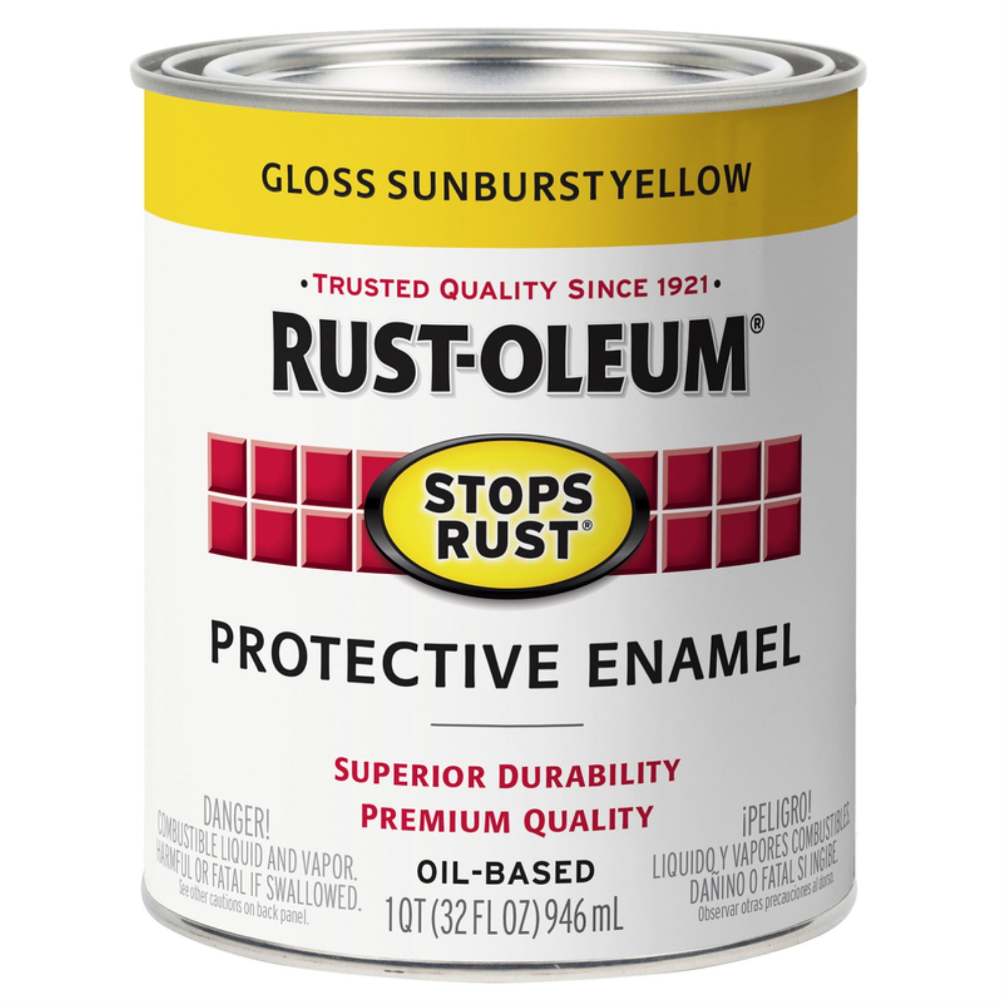 Stops Rust Enam Yel 1Qt (Pack Of 1)