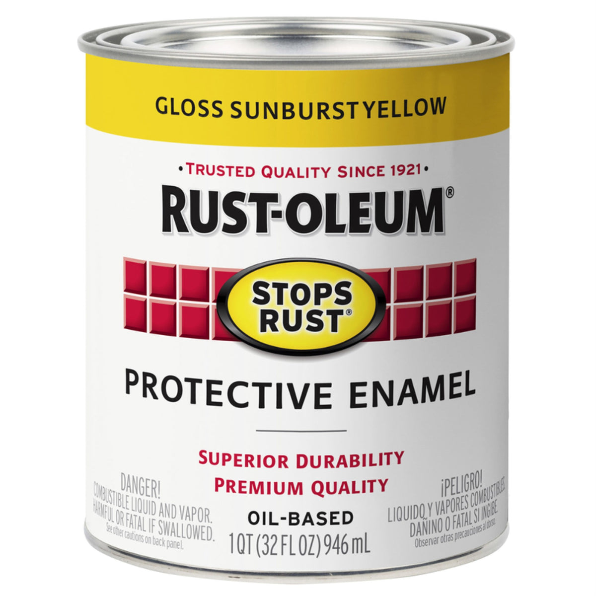 Stops Rust Enam Yel 1Qt (Pack Of 1)