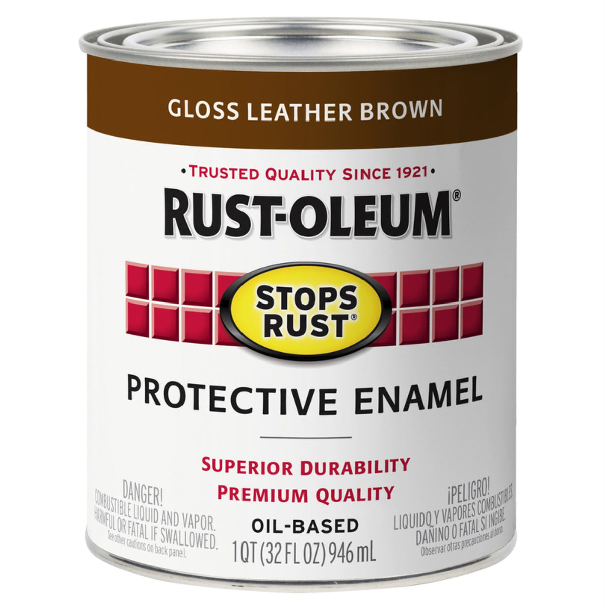 Stops Rust Enam Lth Brn (Pack Of 1)