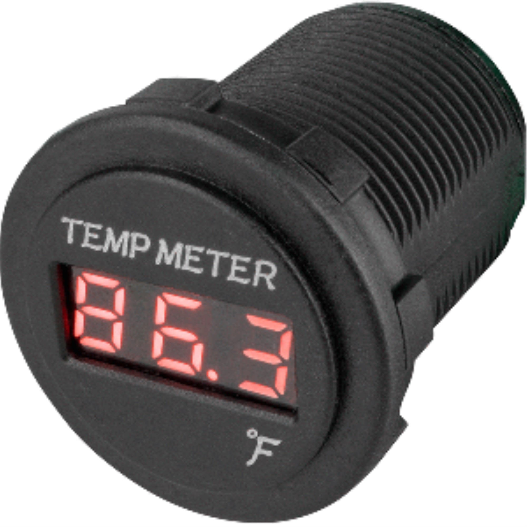 Sea Dog Round Red Led Temperature Meter