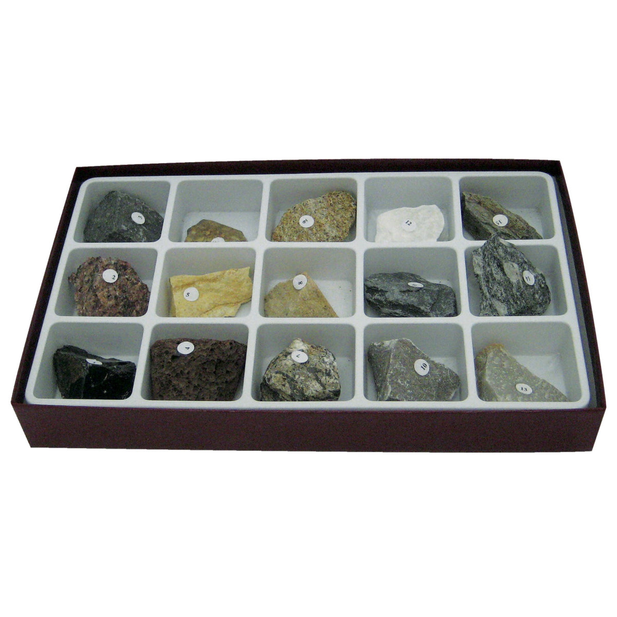 Geoscience Introductory Rock Collection, Set Of 15