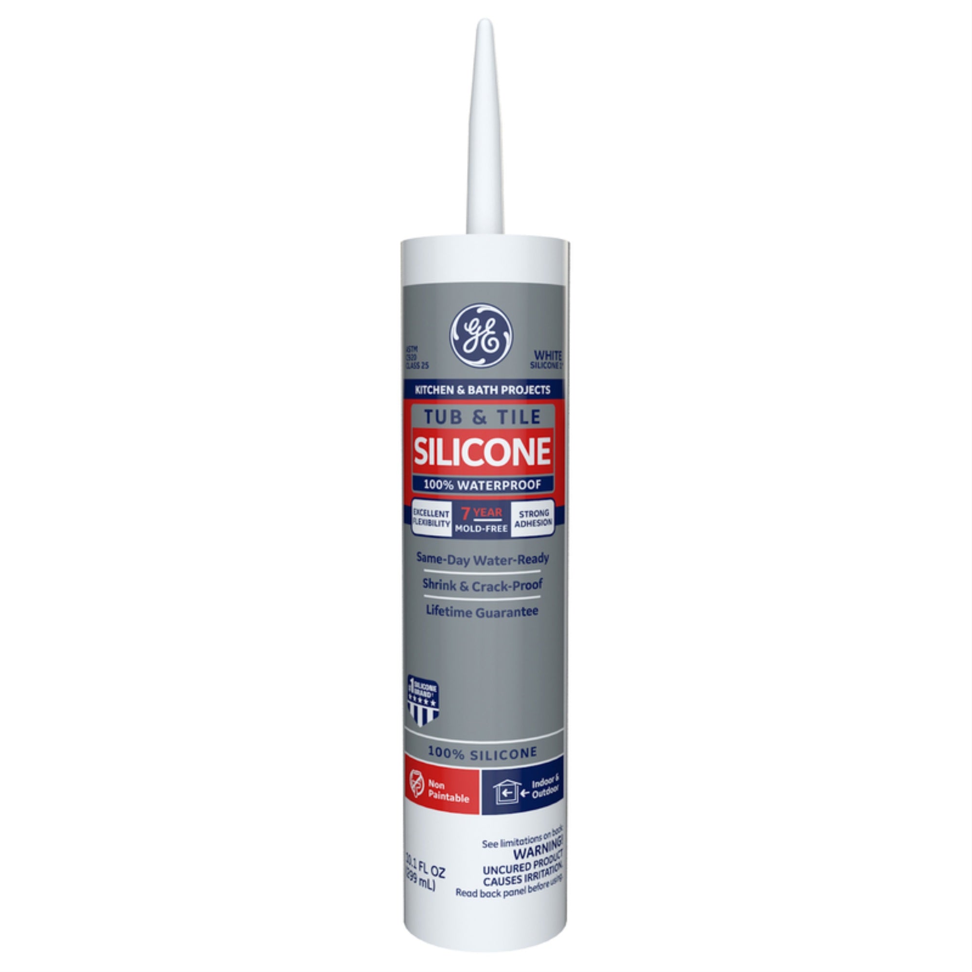 Silicone I K&B Wht10.1Oz (Pack Of 12)