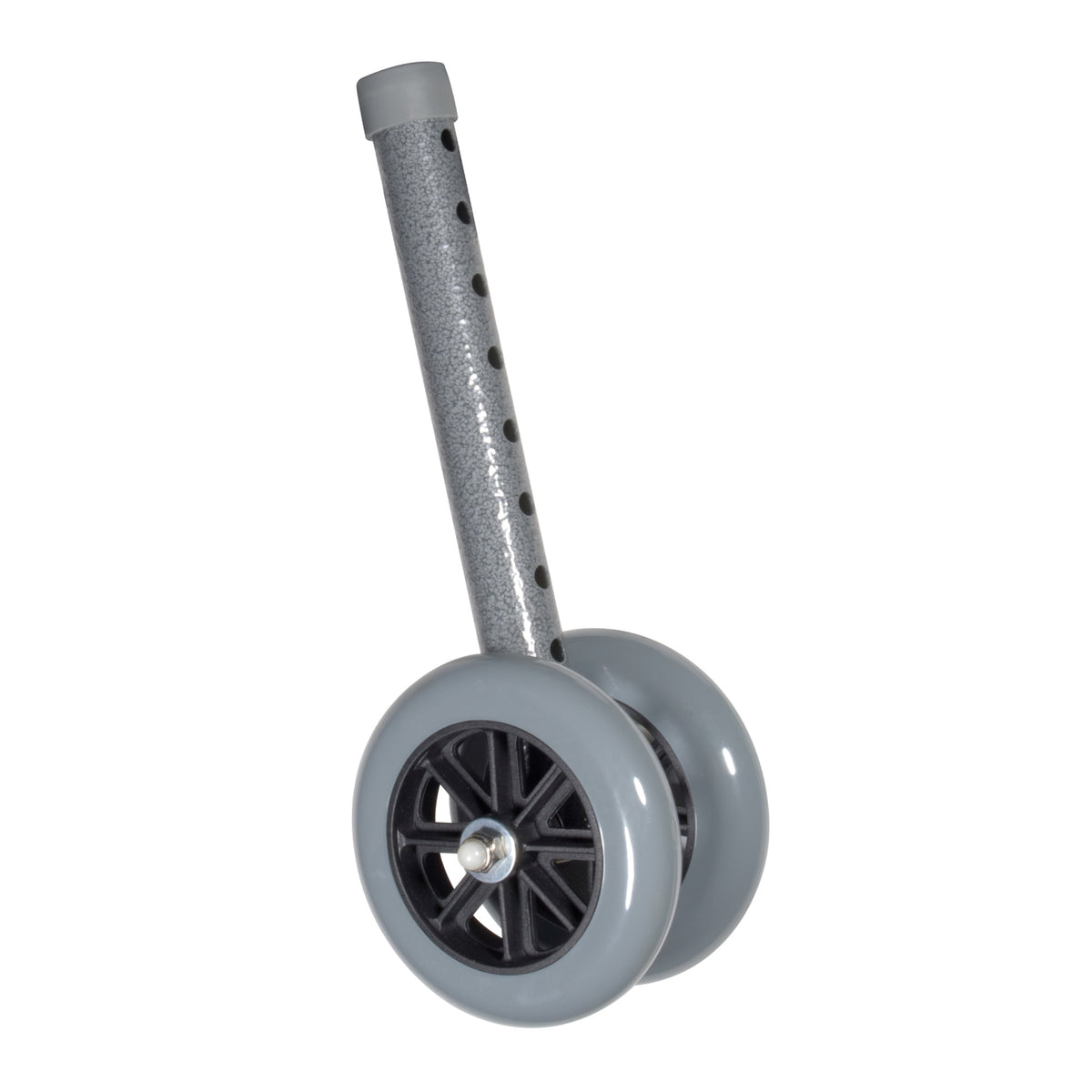Drive Medical Heavy Duty Bariatric Walker Wheels, Silver Vein, 5