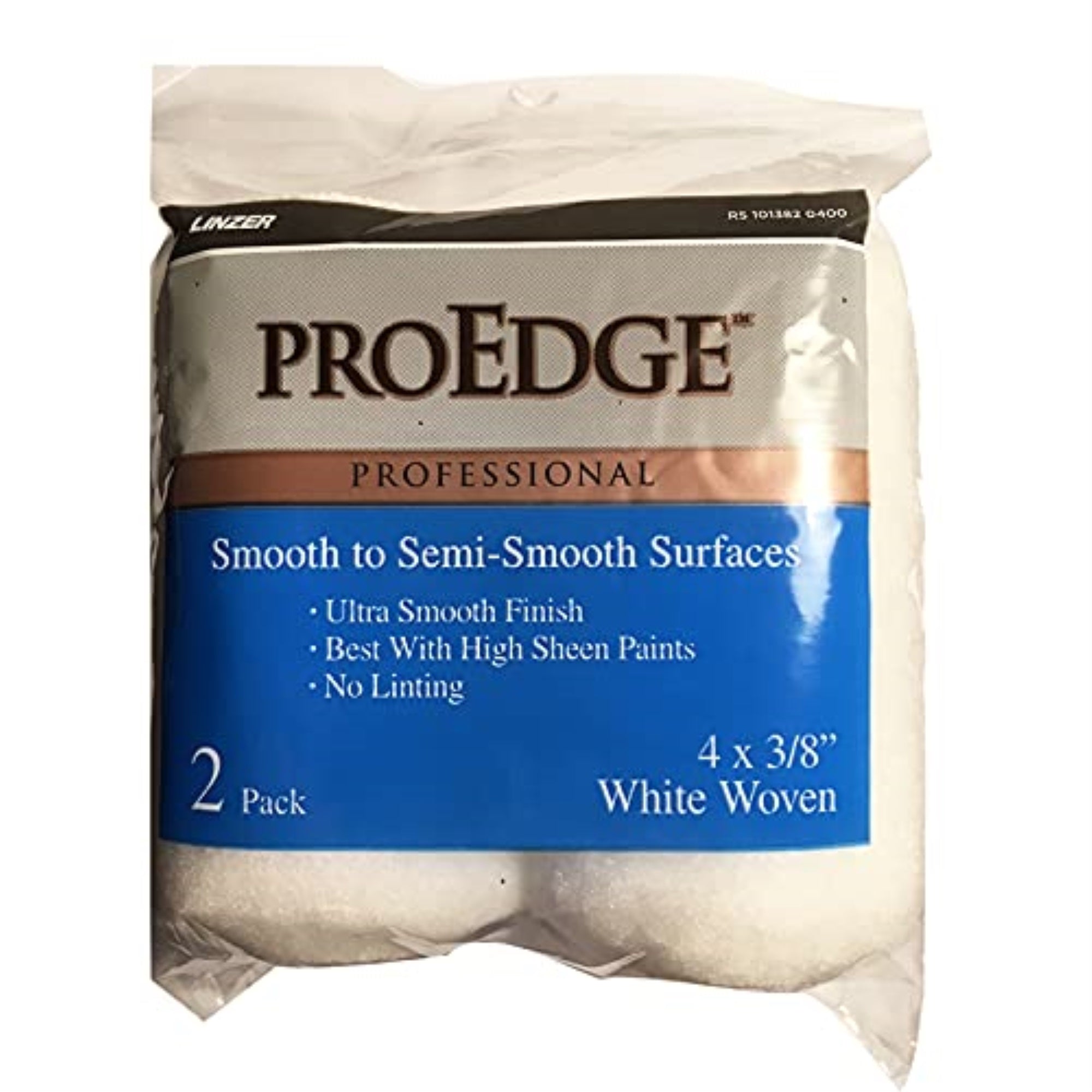 1014624 Roller Cover 4X3/8 2Pk Linzer Proedge Woven 4 In. W X 3/8 In. S Trim Paint Roller Cover (Pack Of 6)