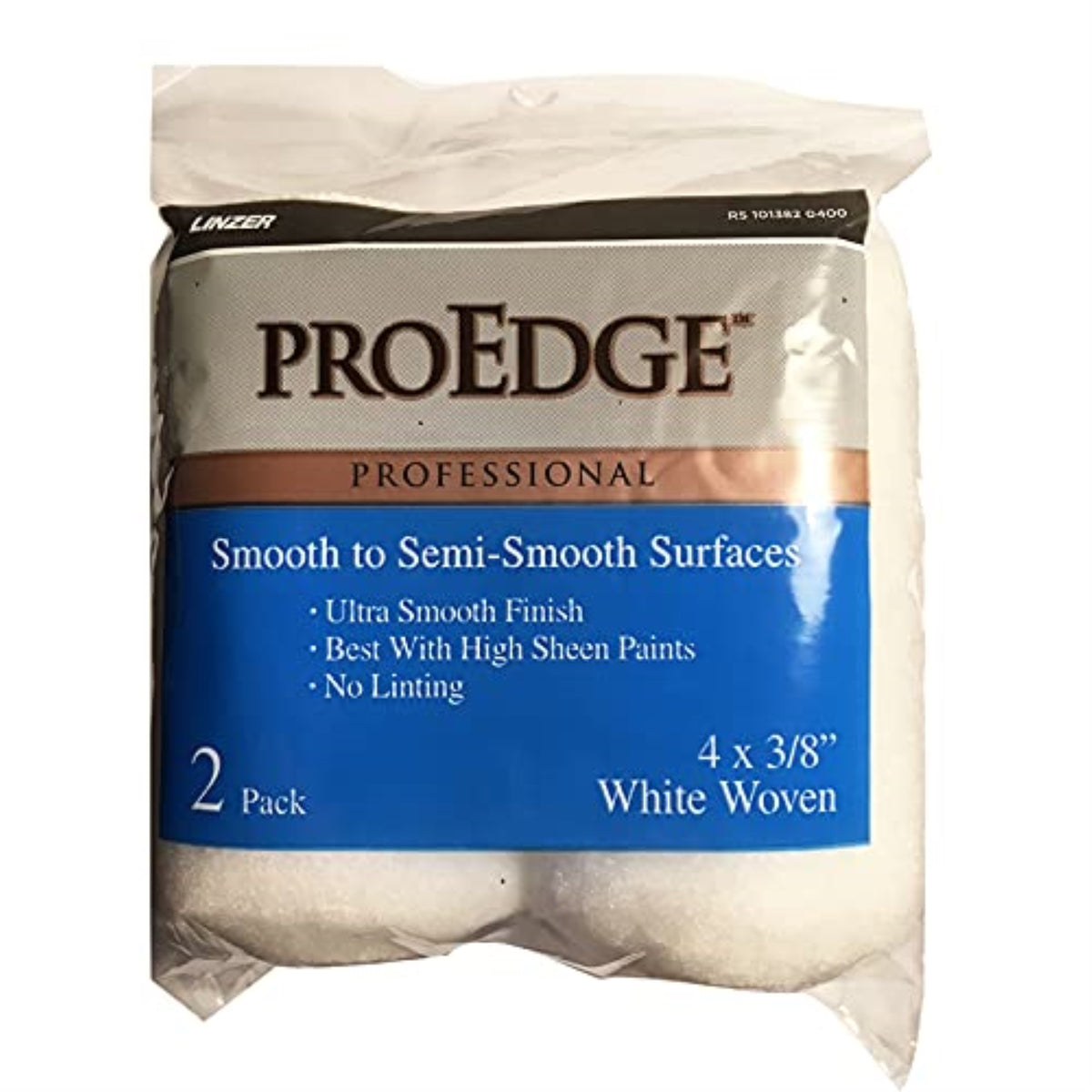 1014624 Roller Cover 4X3/8 2Pk Linzer Proedge Woven 4 In. W X 3/8 In. S Trim Paint Roller Cover (Pack Of 6)