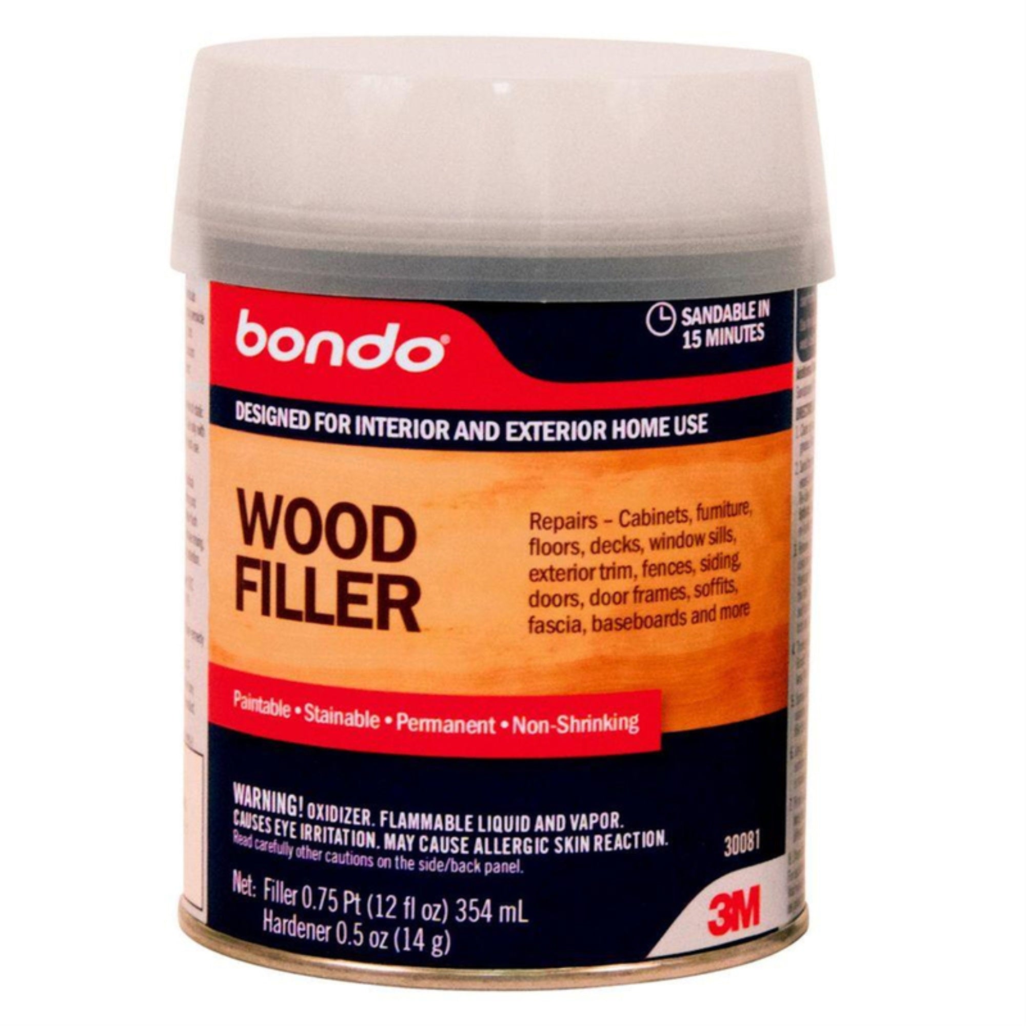 Wood Filler Brown 12Oz (Pack Of 1)