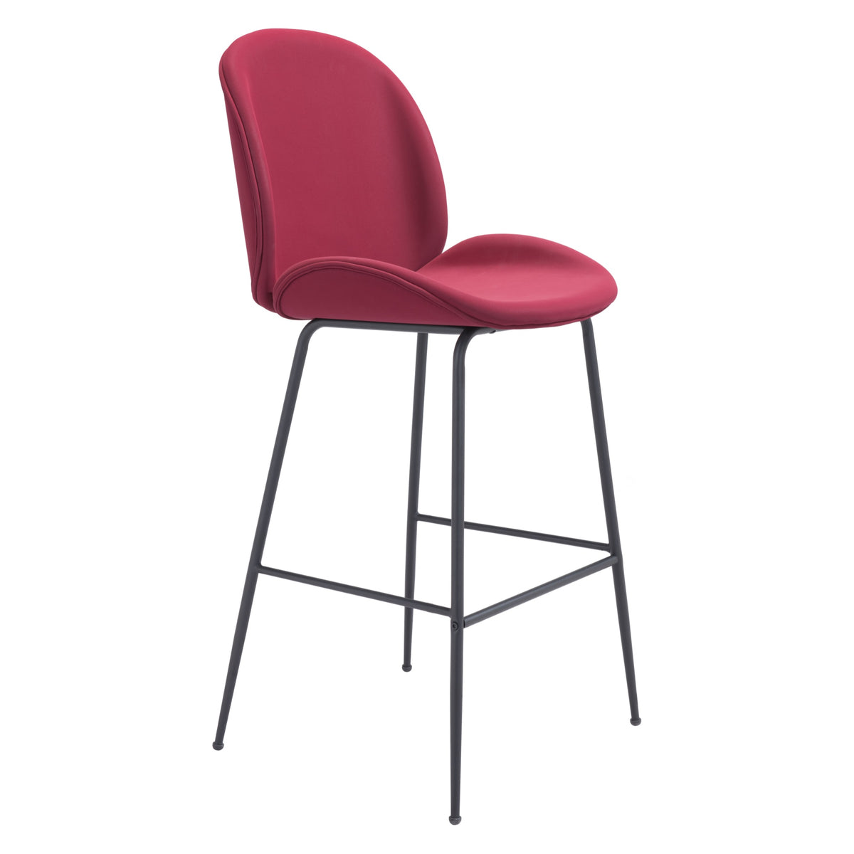 Miles Barstool Red