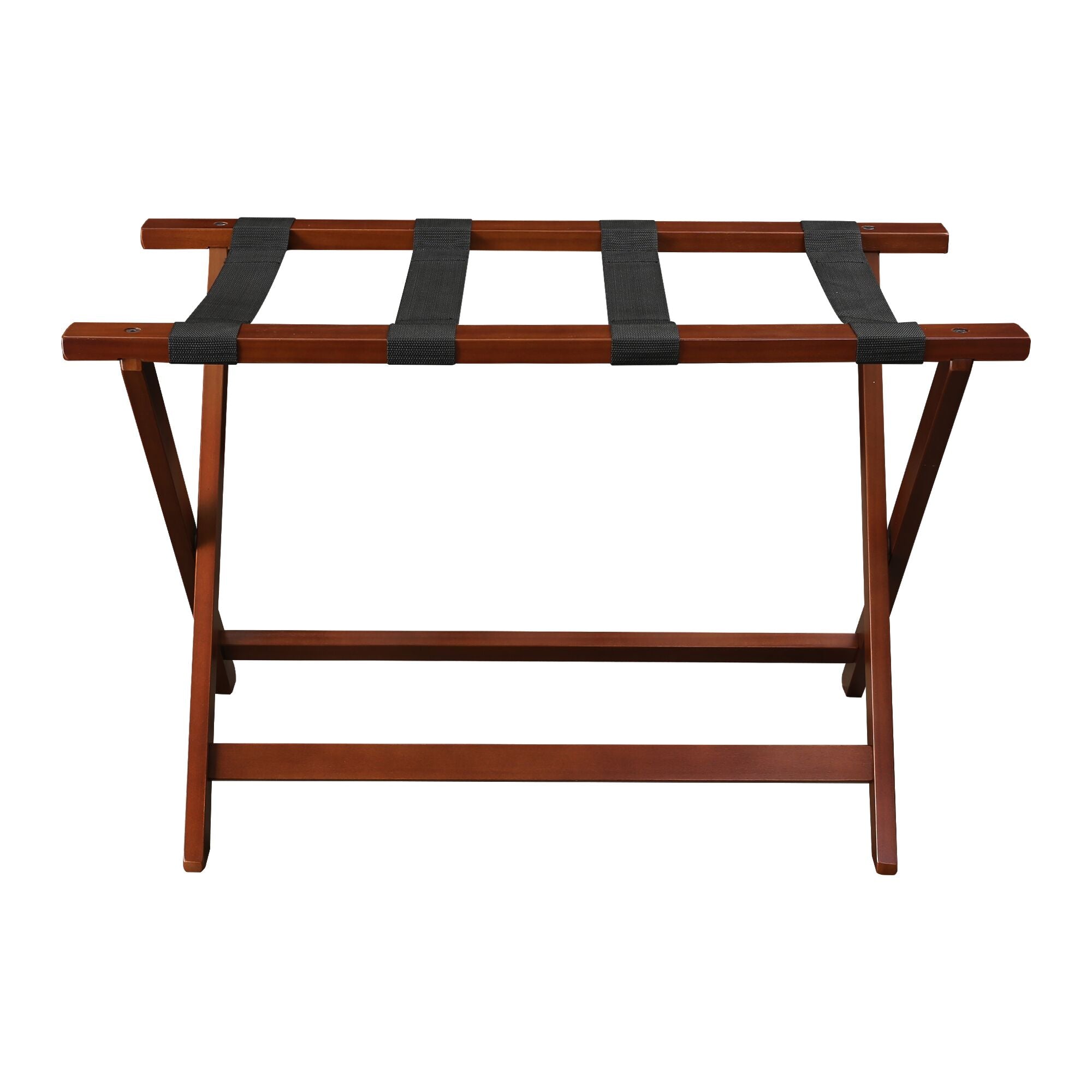 Heavy Duty 30' Extra Wide Luggage Rack - Walnut