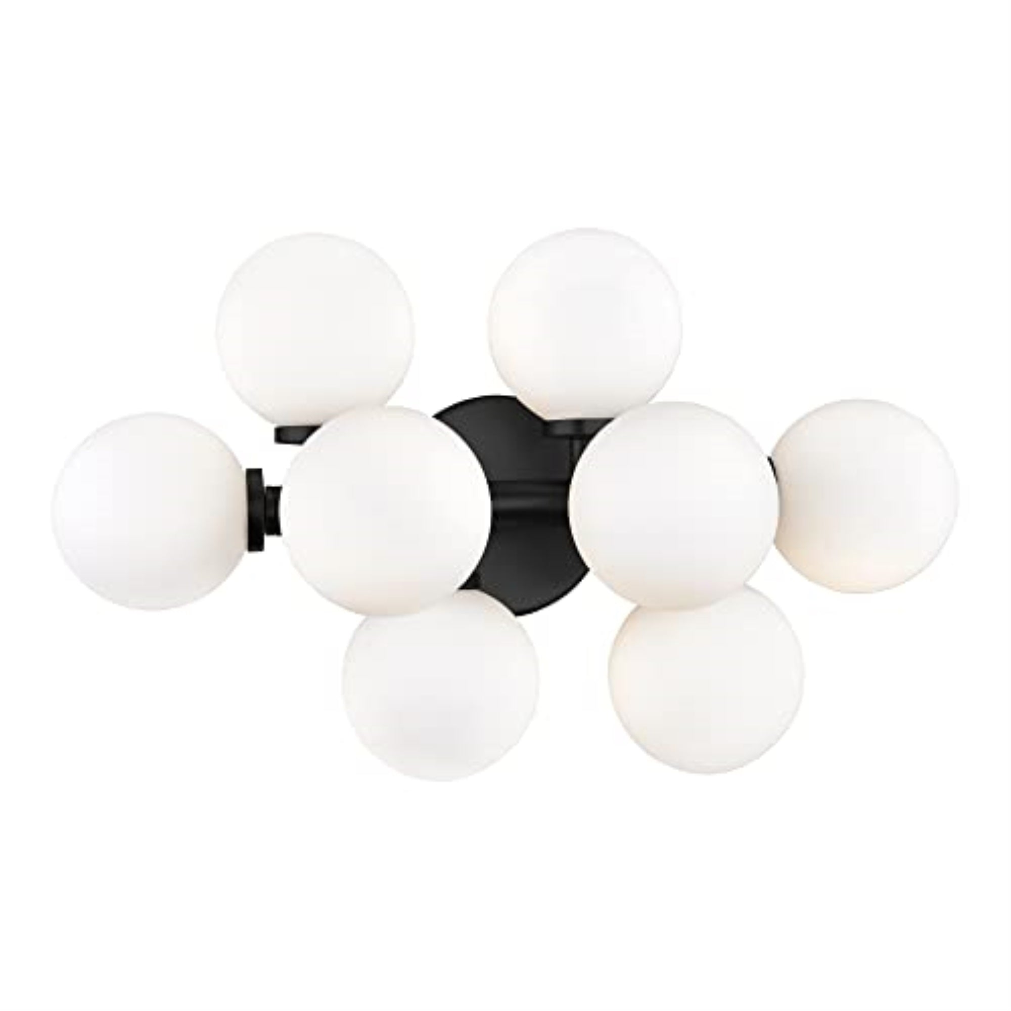 Arya 8 Light Wall Sconce With Black Finish