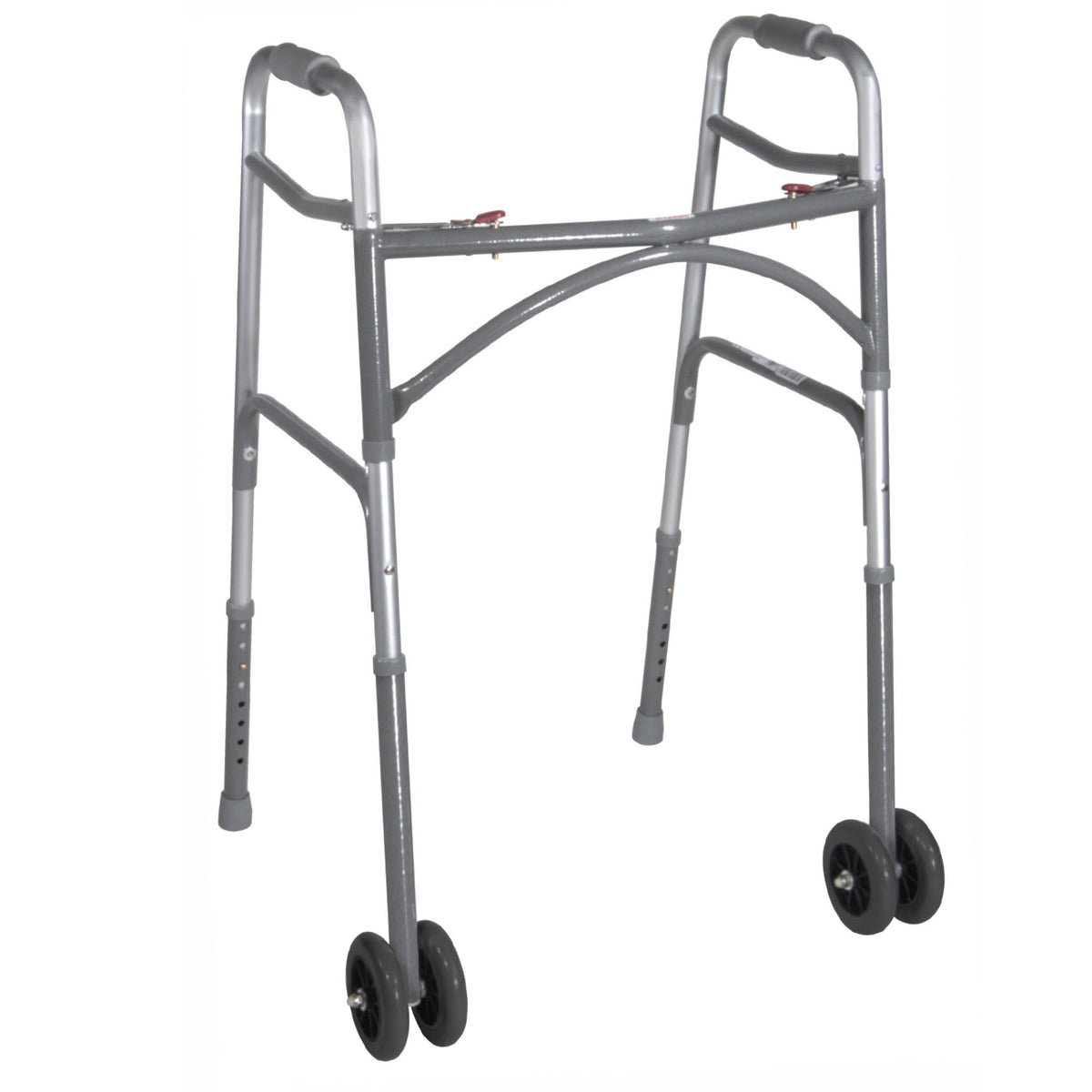 Heavy Duty Bariatric Two Button Walker With Wheels