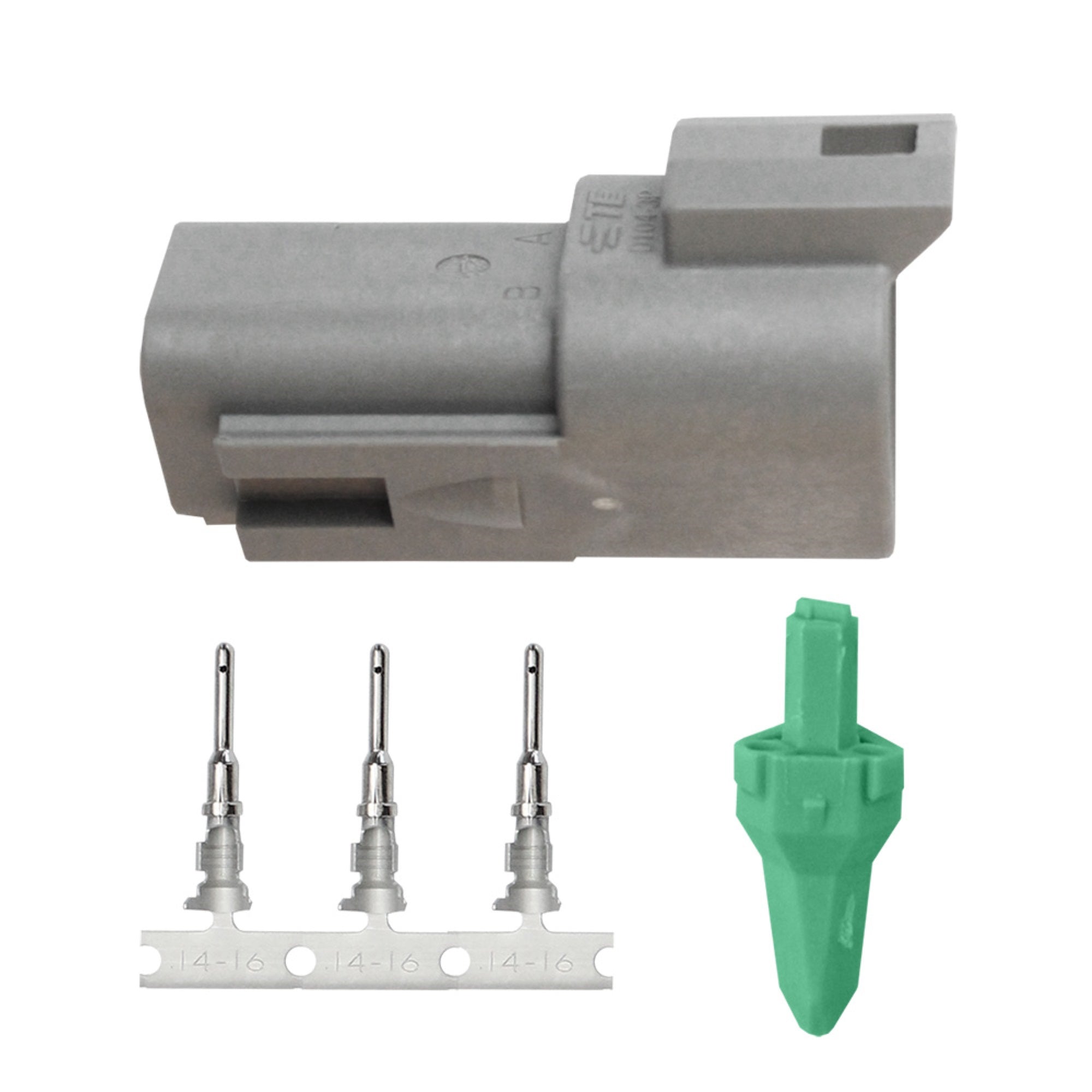 Pacer Dt Deutsch Receptacle Repair Kit 14-18 Awg (3
