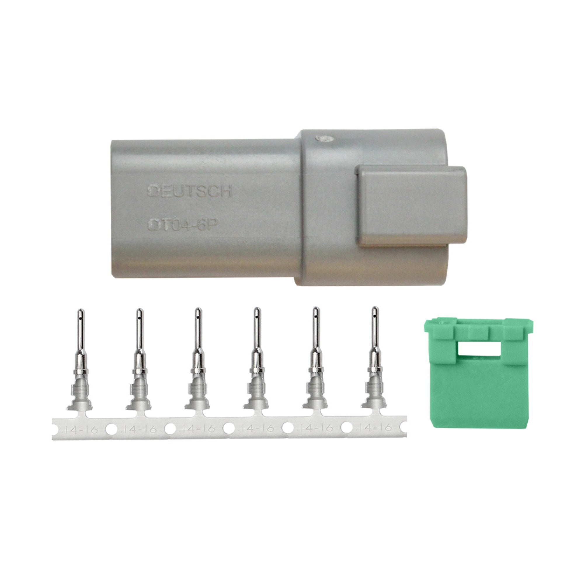 Pacer Dt Deutsch Receptacle Repair Kit 14-18 Awg (6